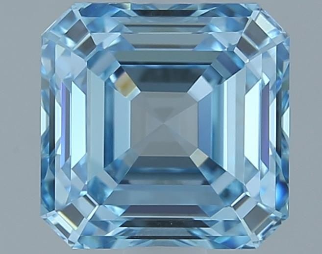 IGI Asscher 1.0ct Fancy Vivid Blue VVS1 - Loose Lab Diamond: IGI Asscher 1.0ct Fancy Vivid Blue VVS1 - Loose Lab Diamond Item Specifics: Source: This Is A Real Diamond Grown In A Lab Not Mined. Carat: 1.0 Cut: - Color: Fancy Vivid Blue Clarity: VVS1 Polish: EX 