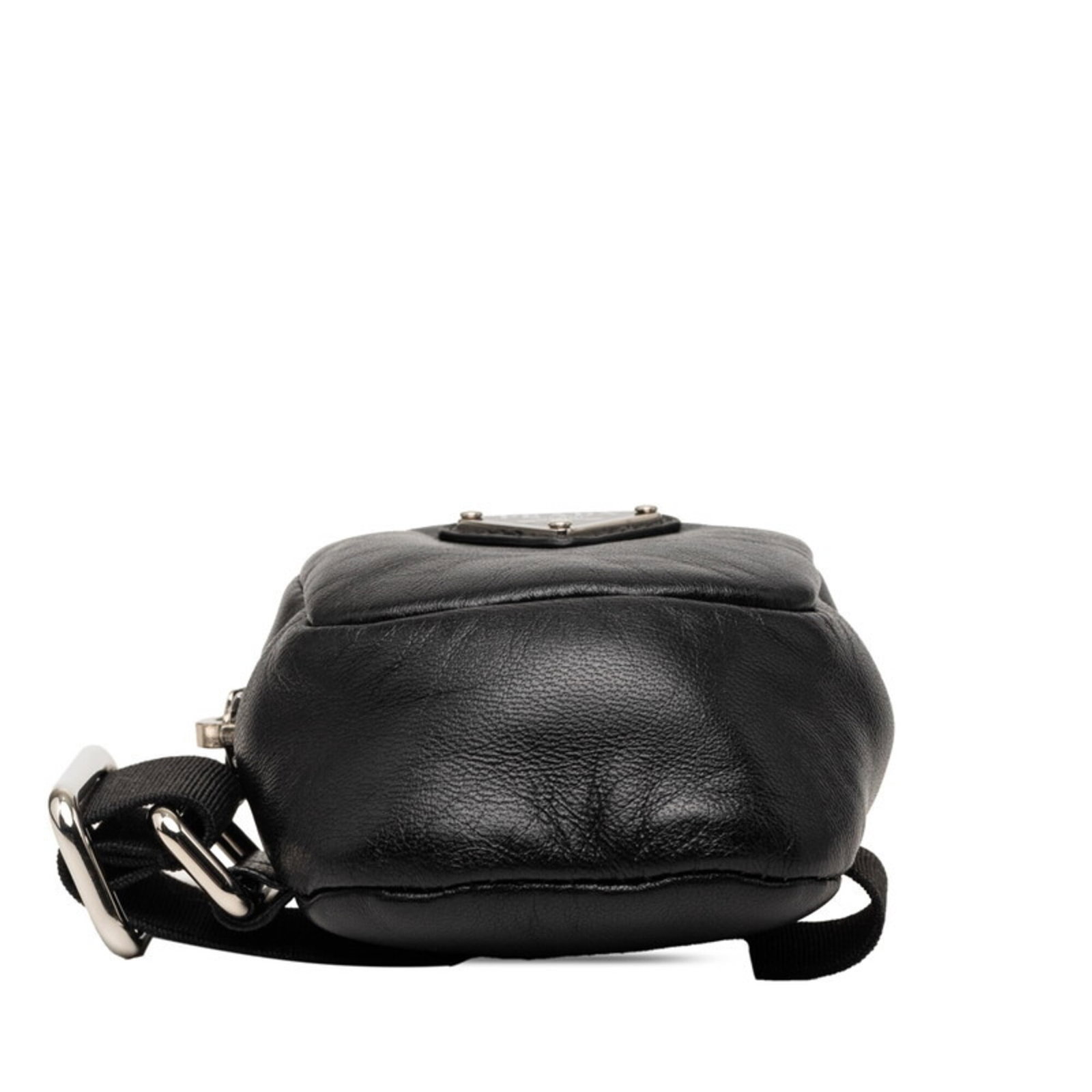 Pouch Handbag Leather Prada - 3