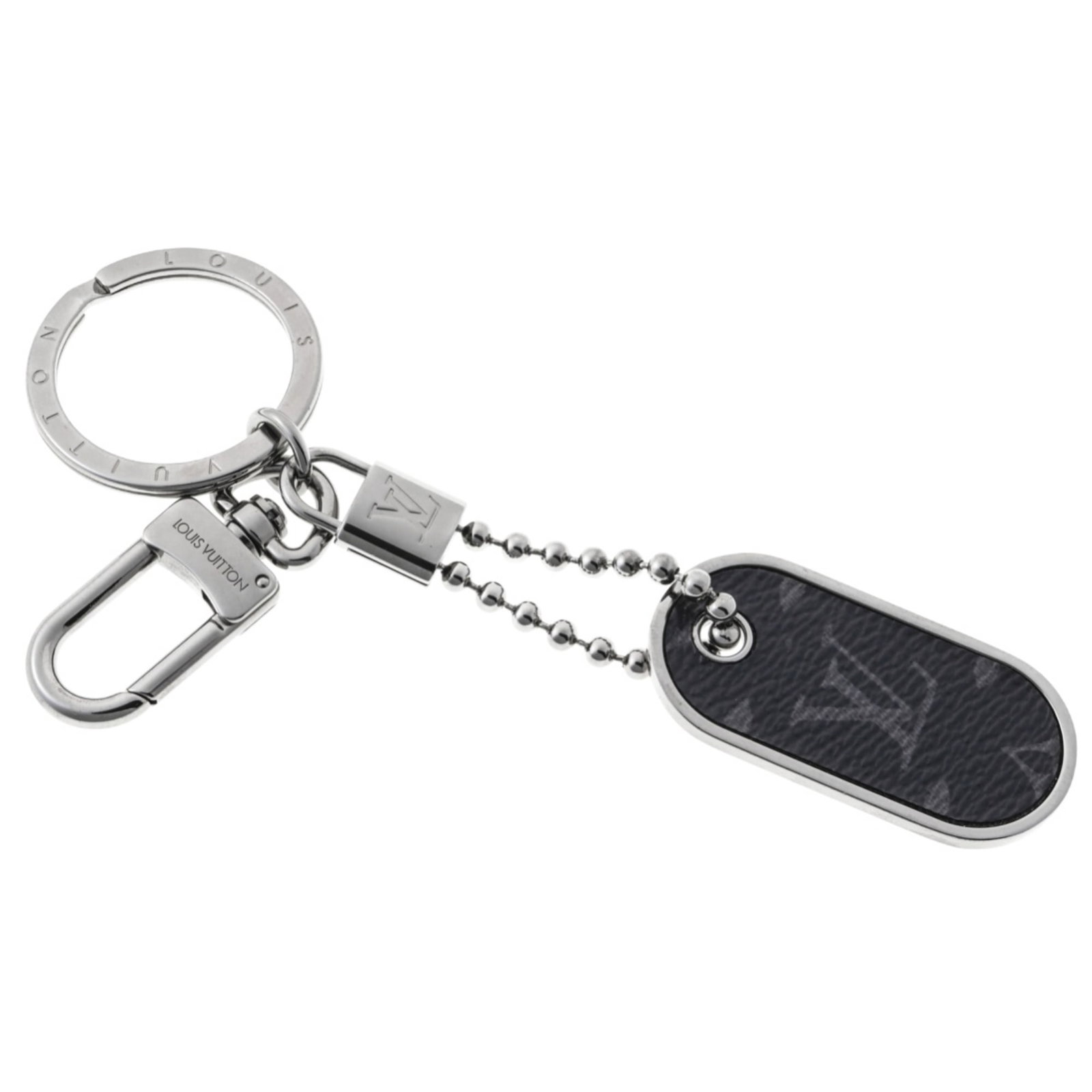 Metal Monogram Keyring Louis Vuitton Eclipse - 3