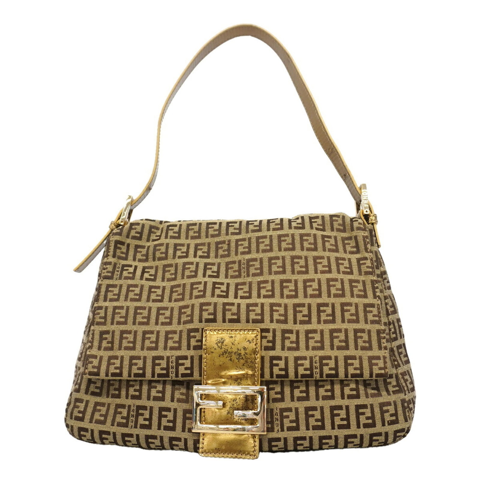 Handbag Nylon Fendi Canvas: Handbag Nylon Fendi Canvas Nylon canvas Fendi handbag with a classic beige and brown color combination, measuring 21cm x 29cm x 12cm. This stylish bag features a durable nylon canvas material,