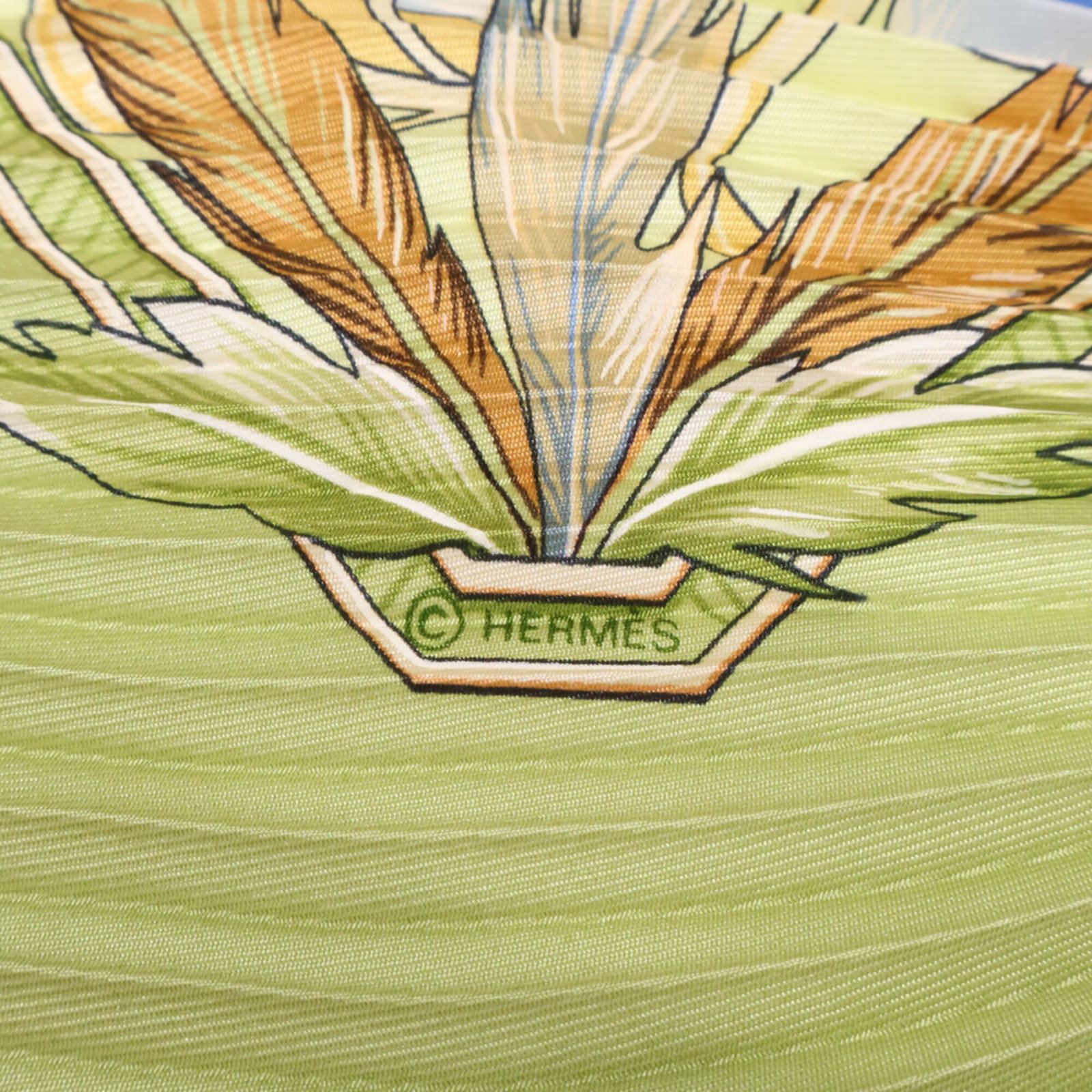 Silk Hermes Scarf - 3
