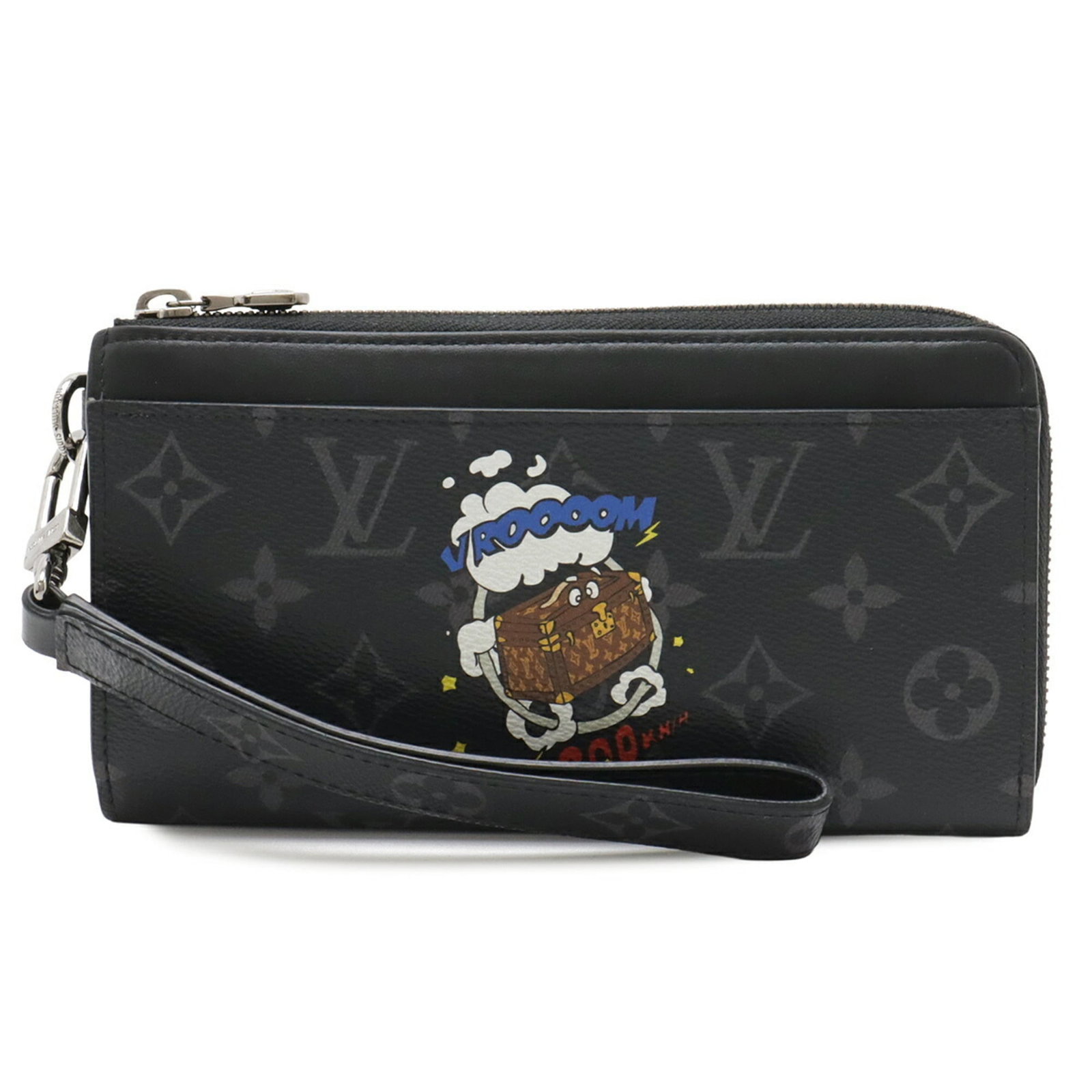 Louis Vuitton Coin Purse/ Coin Case Monogram Eclipse Leather: Louis Vuitton Coin Purse/ Coin Case Monogram Eclipse Leather The Louis Vuitton Coin Purse/ Coin Case Monogram Eclipse Leather is a sleek and sophisticated accessory, featuring the iconic Monogram