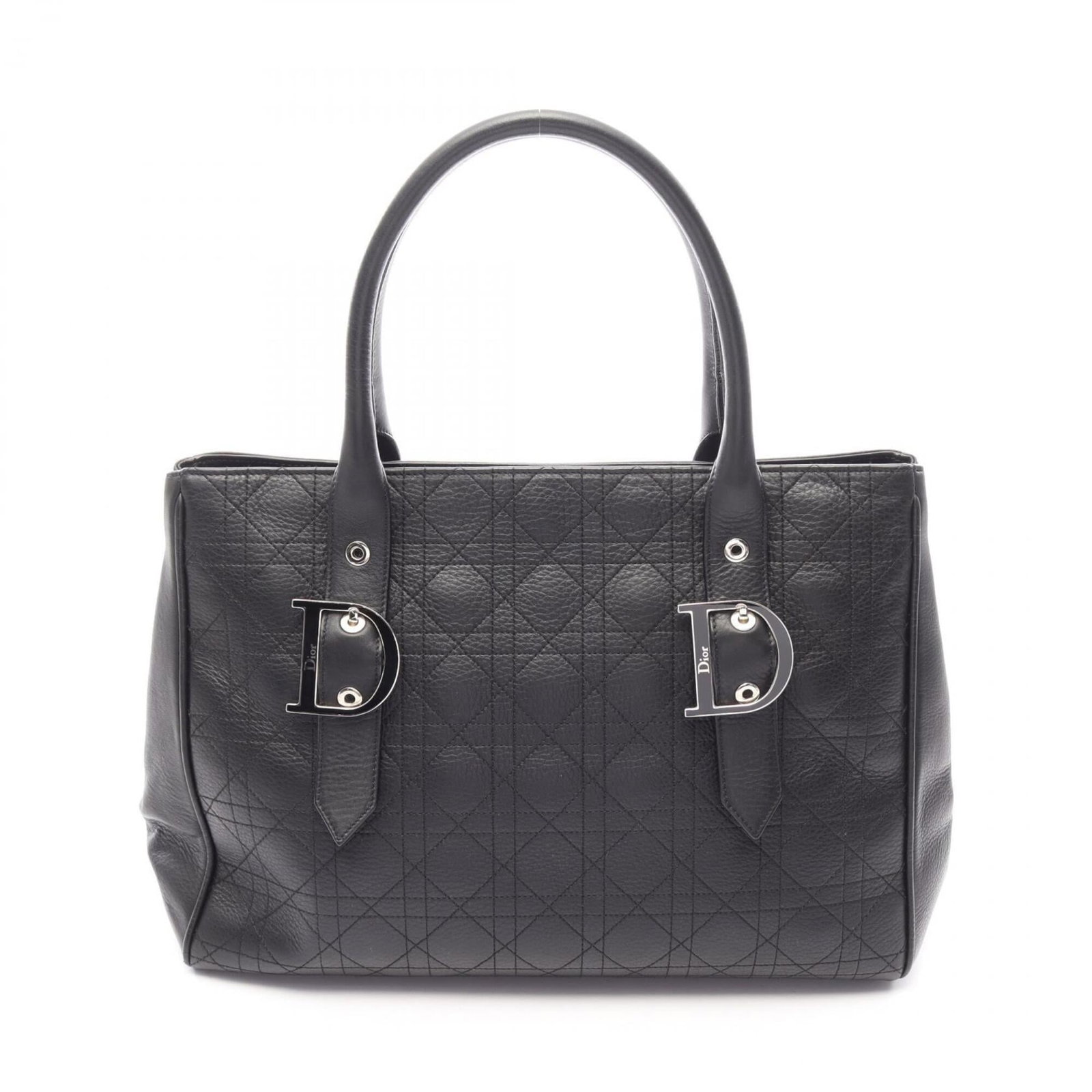 Handbag Leather Christian Dior Tote Bag: Handbag Leather Christian Dior Tote Bag Black leather Christian Dior tote bag with a classic design, measuring 27cm x 36cm x 13.5cm. This stylish tote features a timeless silhouette and premium