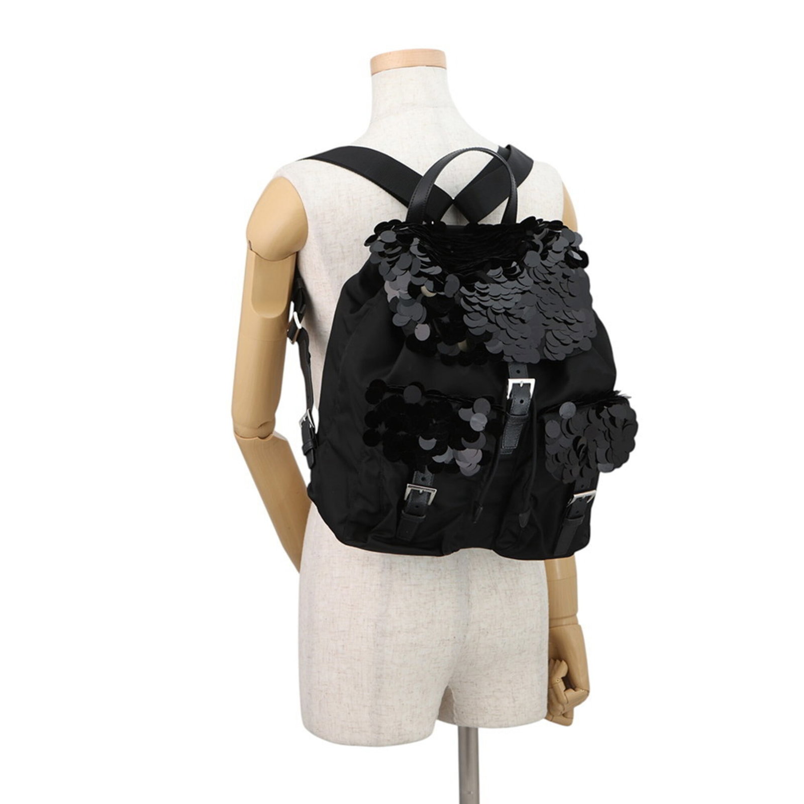 Nylon Leather Prada Backpack - 4