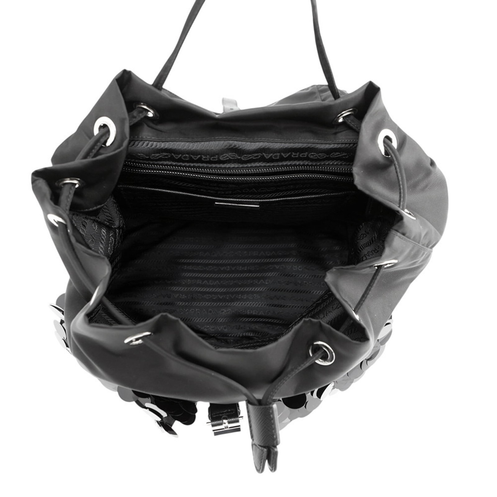 Nylon Leather Prada Backpack - 5