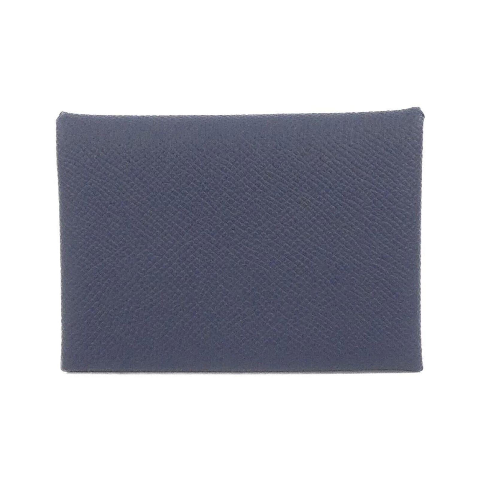 Hermes Coin Purse/ Coin Case Epsom Leather: Hermes Coin Purse/ Coin Case Epsom Leather Epsom leather coin purse with a sleek blue design, measuring 7cm x 11cm x 2cm, perfect for storing small items. This compact case features a classic design t