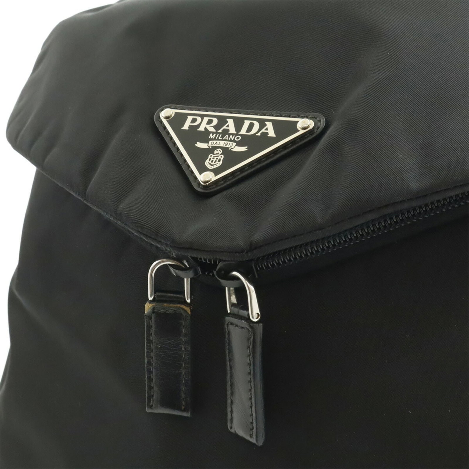 Backpack Nylon Leather Prada - 10
