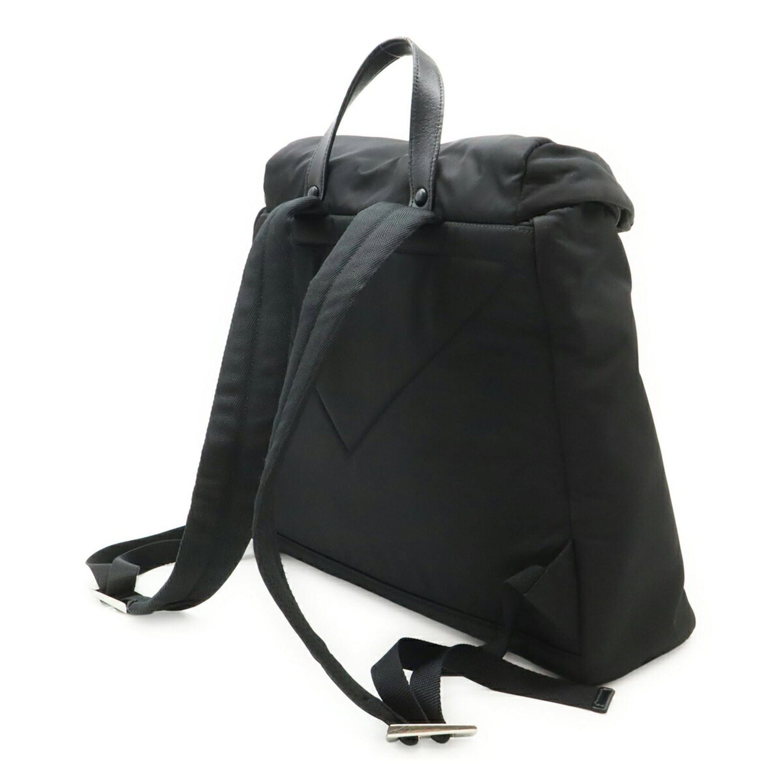 Backpack Nylon Leather Prada - 3