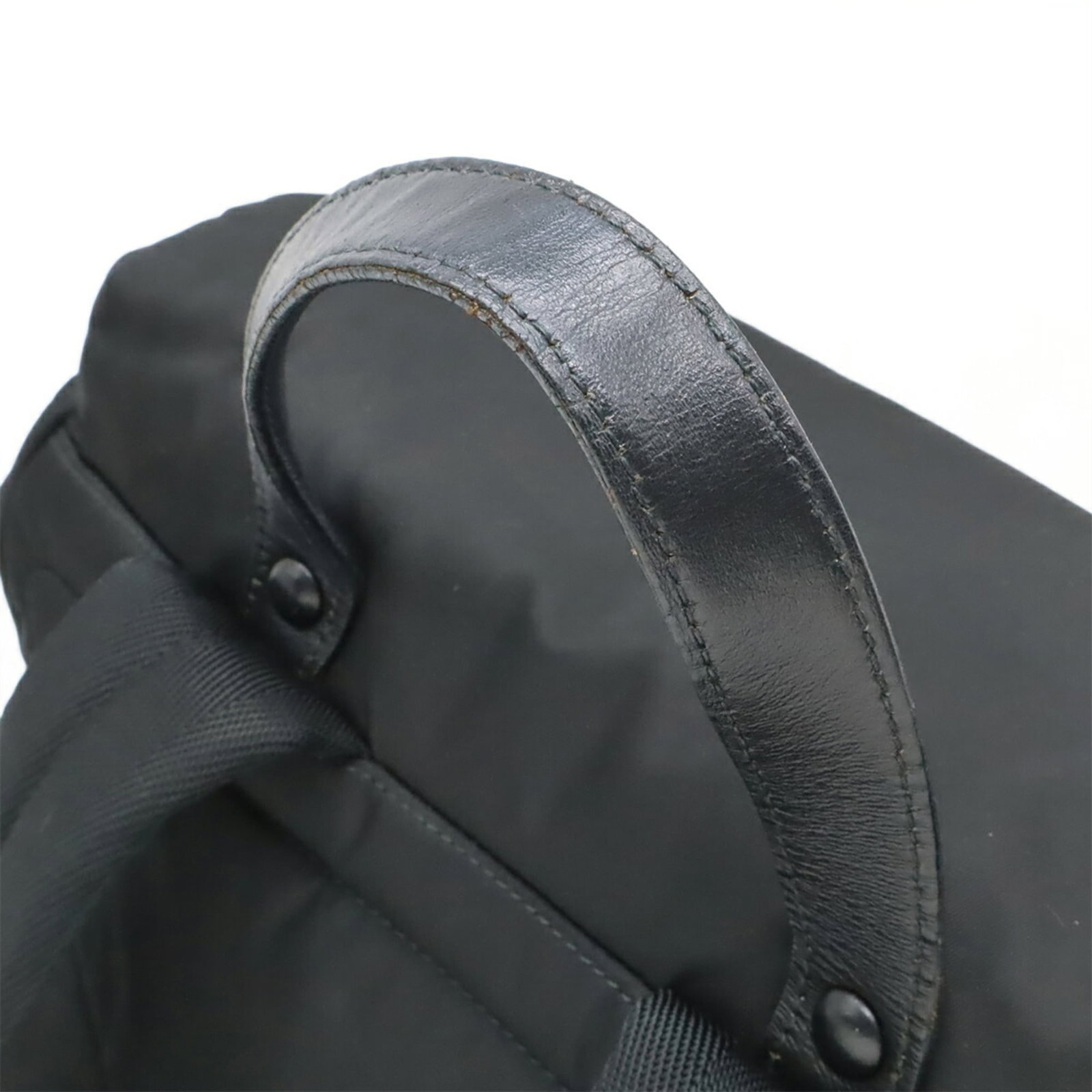 Backpack Nylon Leather Prada - 5