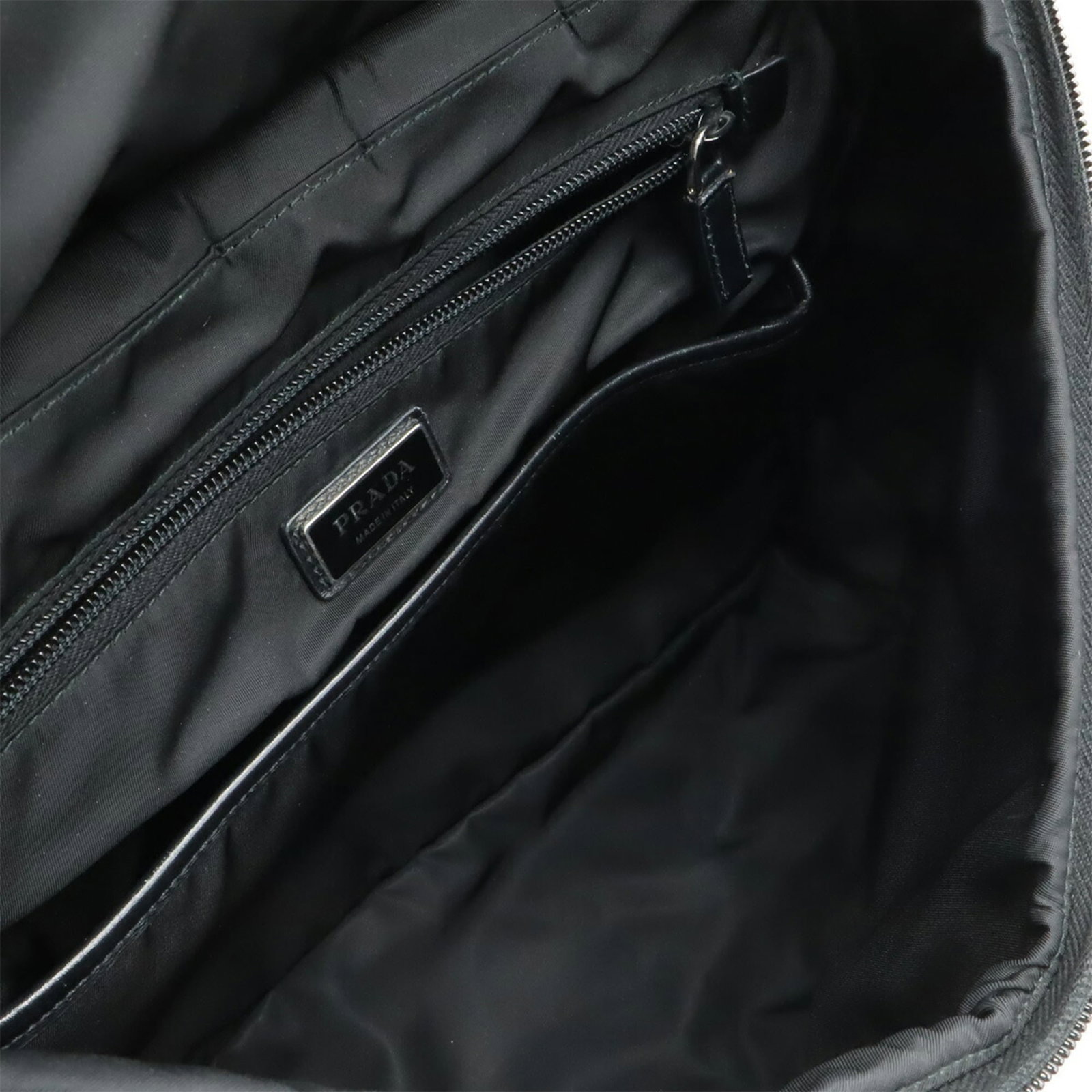Backpack Nylon Leather Prada - 9