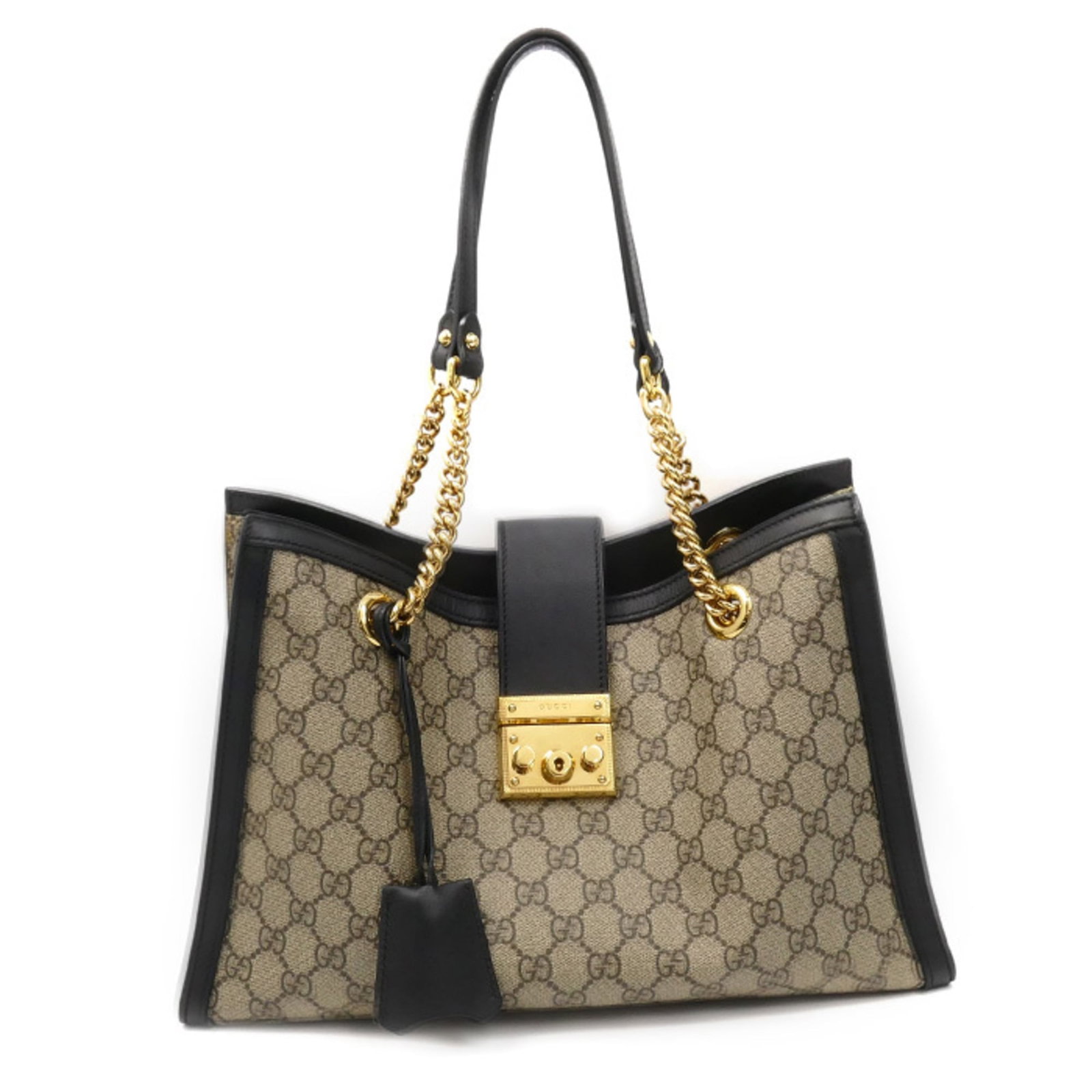 Gucci Shoulder Bag Gg Supreme Leather: Gucci Shoulder Bag Gg Supreme Leather GG Supreme Leather shoulder bag from Gucci, available in beige and black. This stylish bag features a classic design with a size of 23cm x 32cm x 13.5cm, making