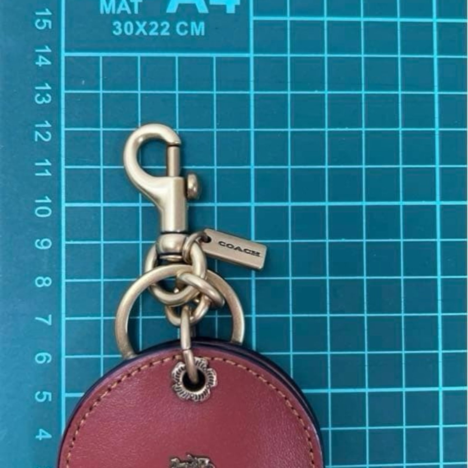 Keyring Leather Coach - 7