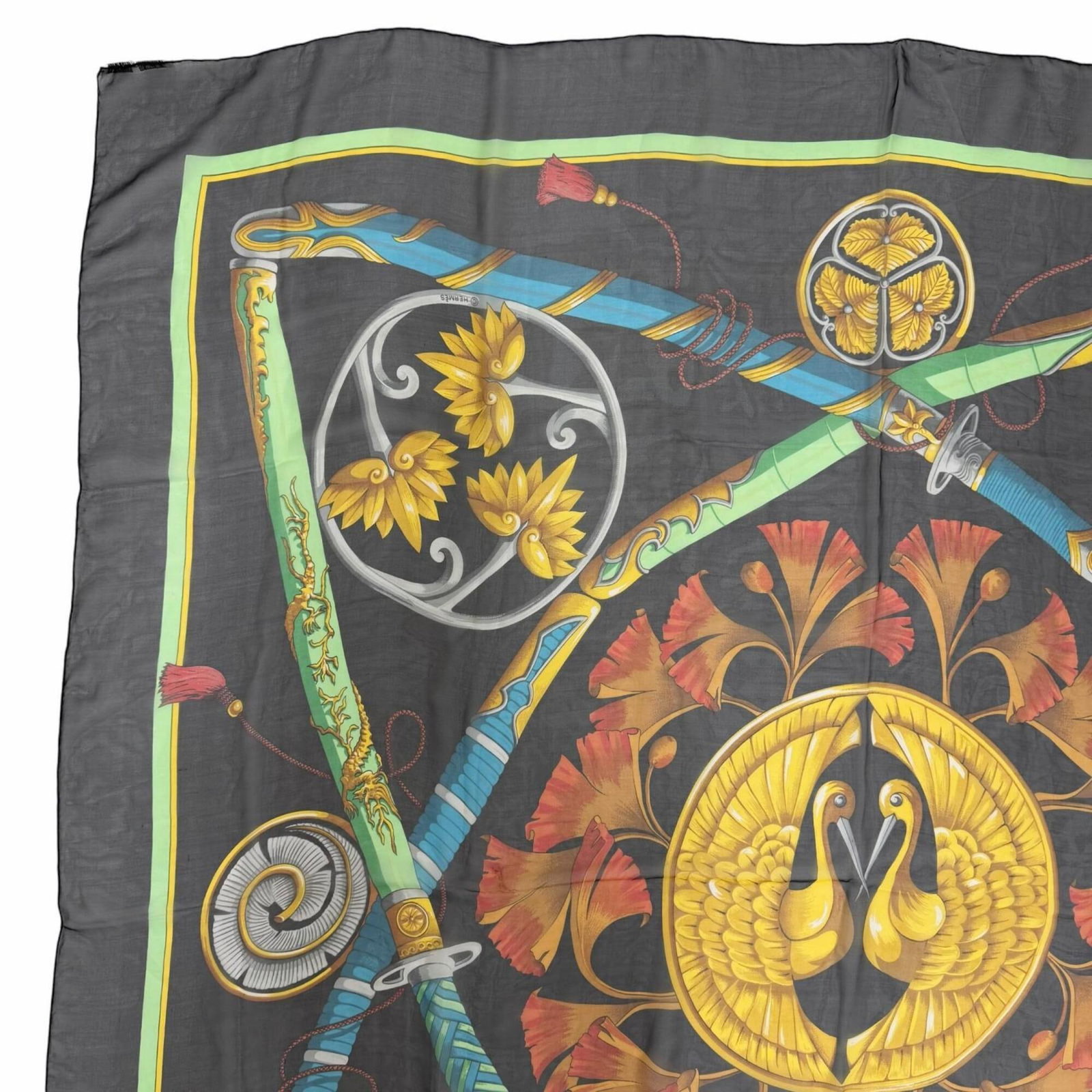 Silk Hermes Scarf - 3
