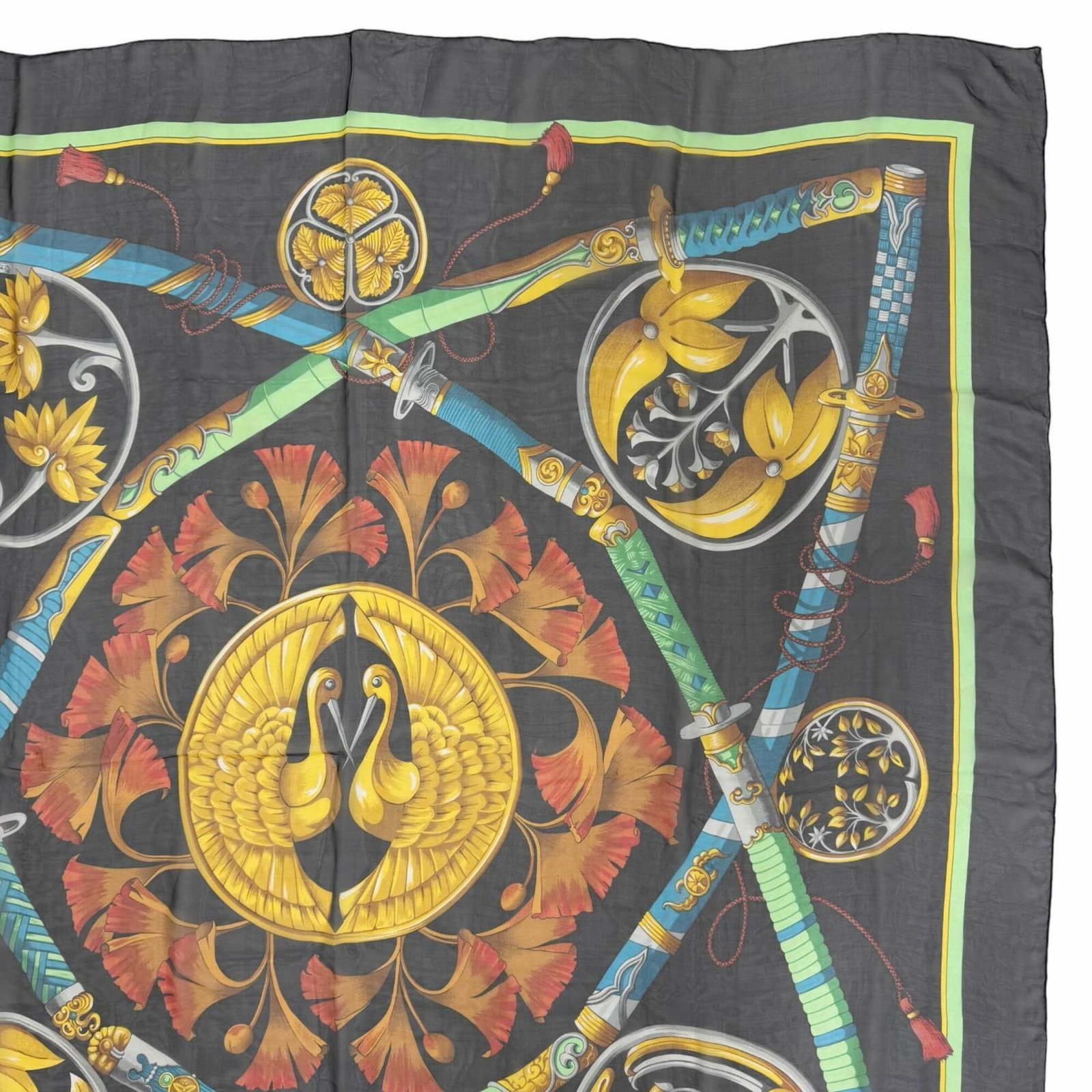 Silk Hermes Scarf - 4