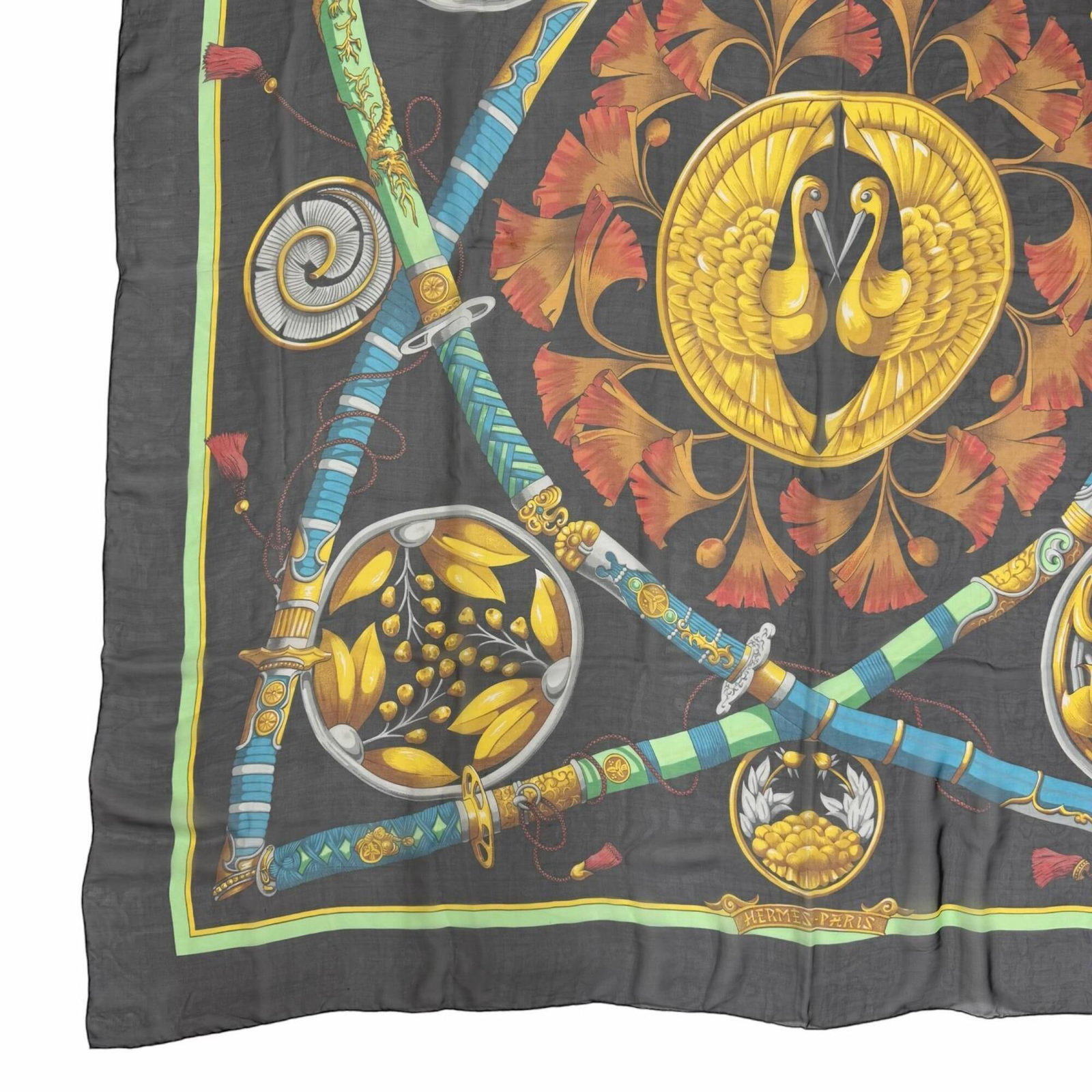 Silk Hermes Scarf - 6