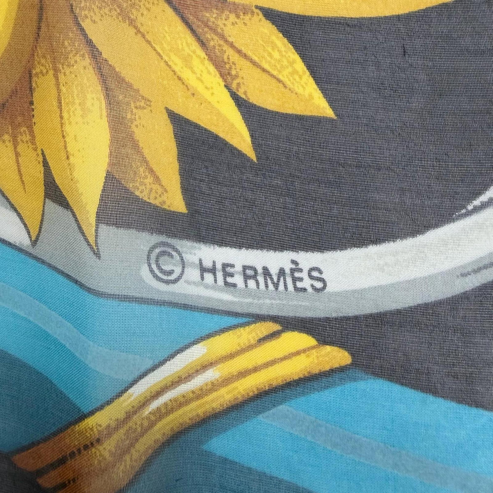 Silk Hermes Scarf - 7