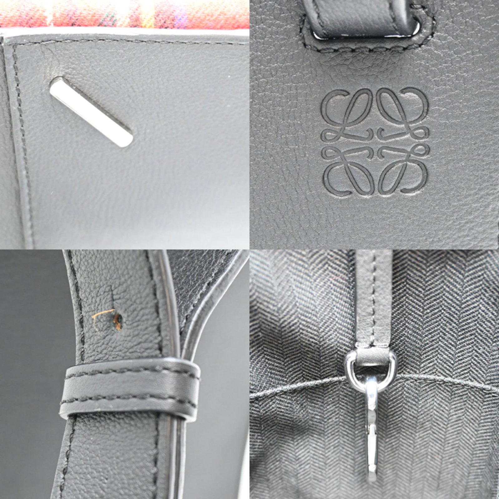 Loewe Shoulder Bag Leather Wool - 7