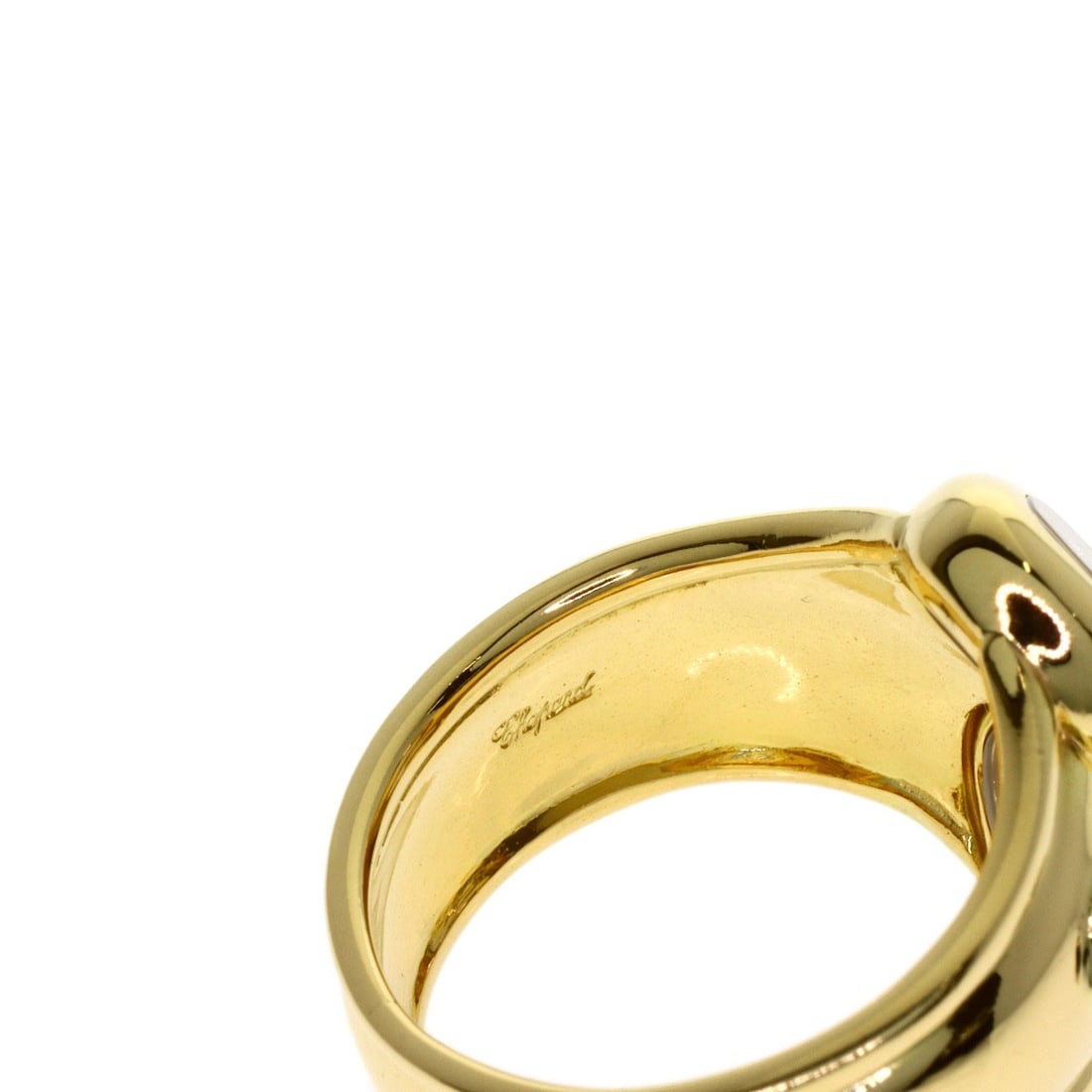 Diamond Happy K18 Gold Chopard Ring - 5