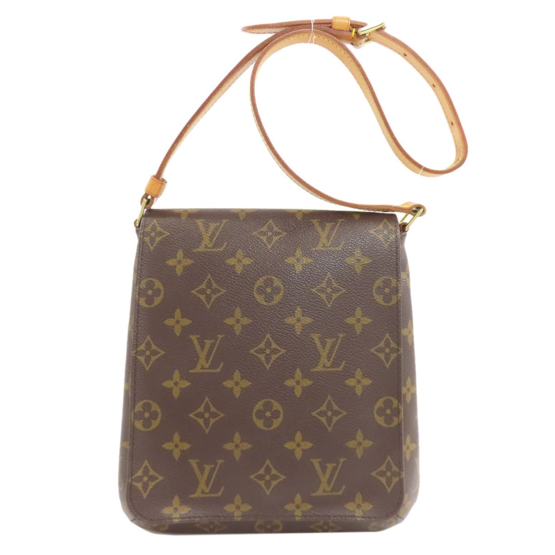 Louis Vuitton Monogram Canvas Salsa Musette Bag M51258 Shoulder: Louis Vuitton Monogram Canvas Salsa Musette Bag M51258 Shoulder Brown Monogram Canvas Salsa Musette Bag with Shoulder Strap. This Louis Vuitton shoulder bag features classic monogram canvas exterior