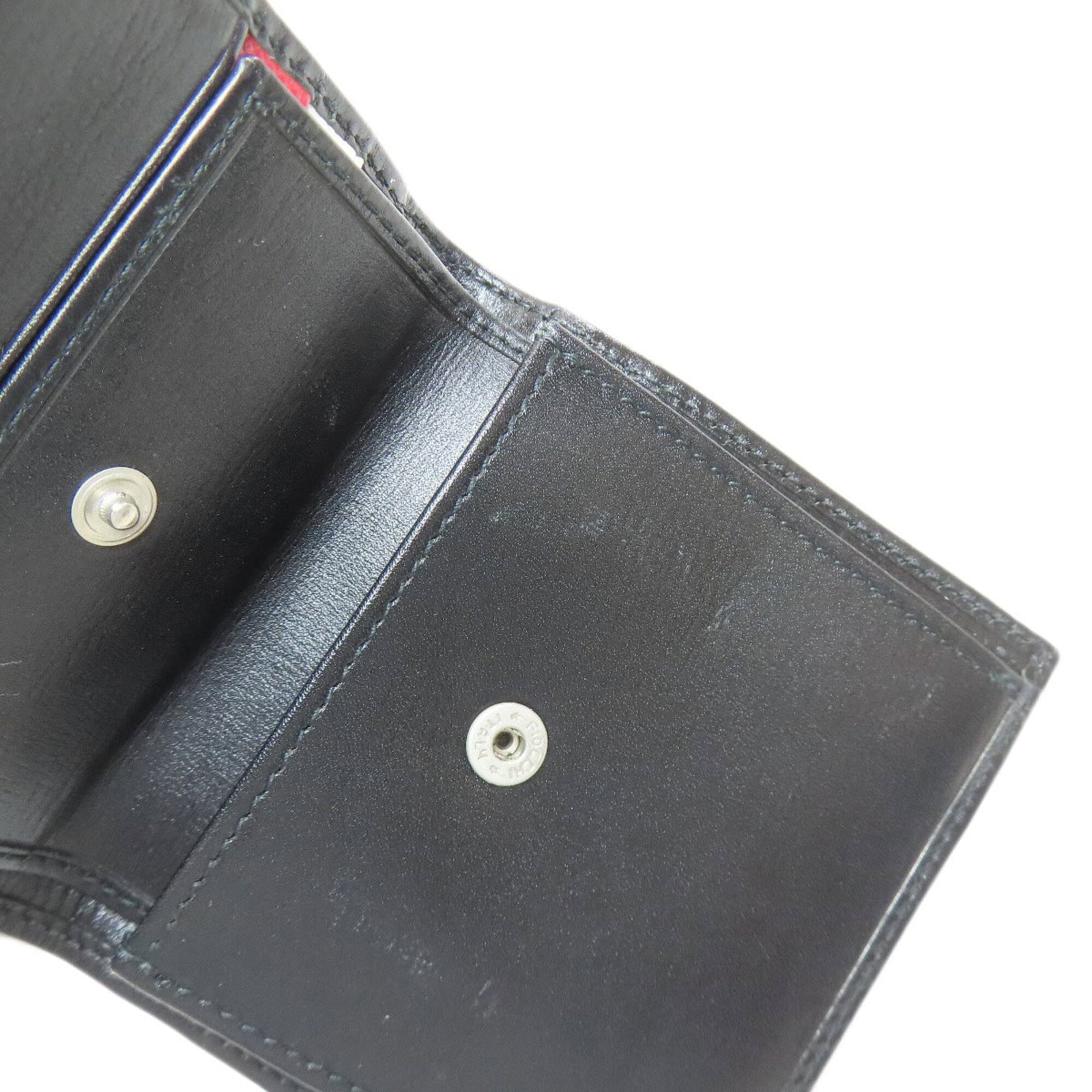 Bi Fold Leather Bally - 11