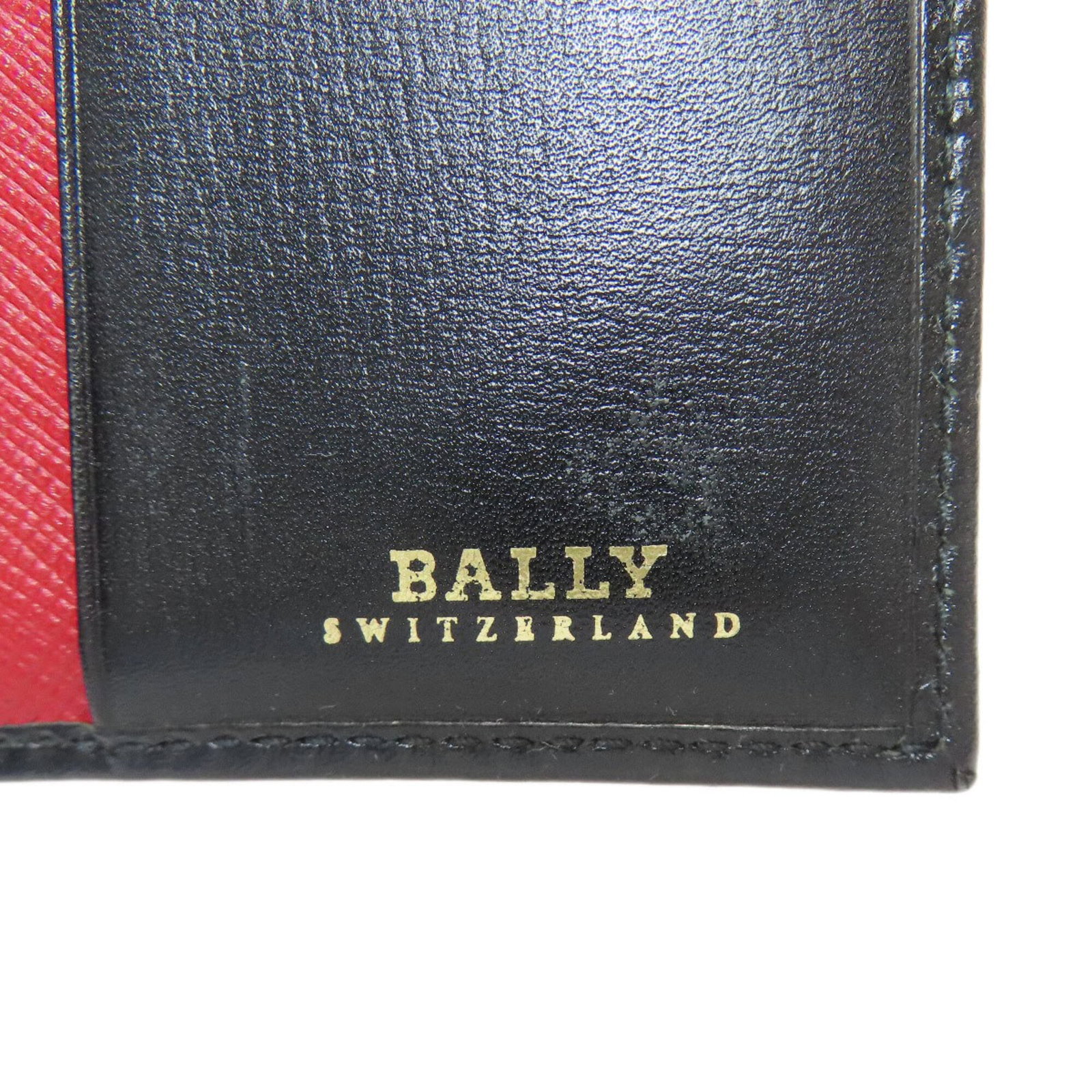 Bi Fold Leather Bally - 7