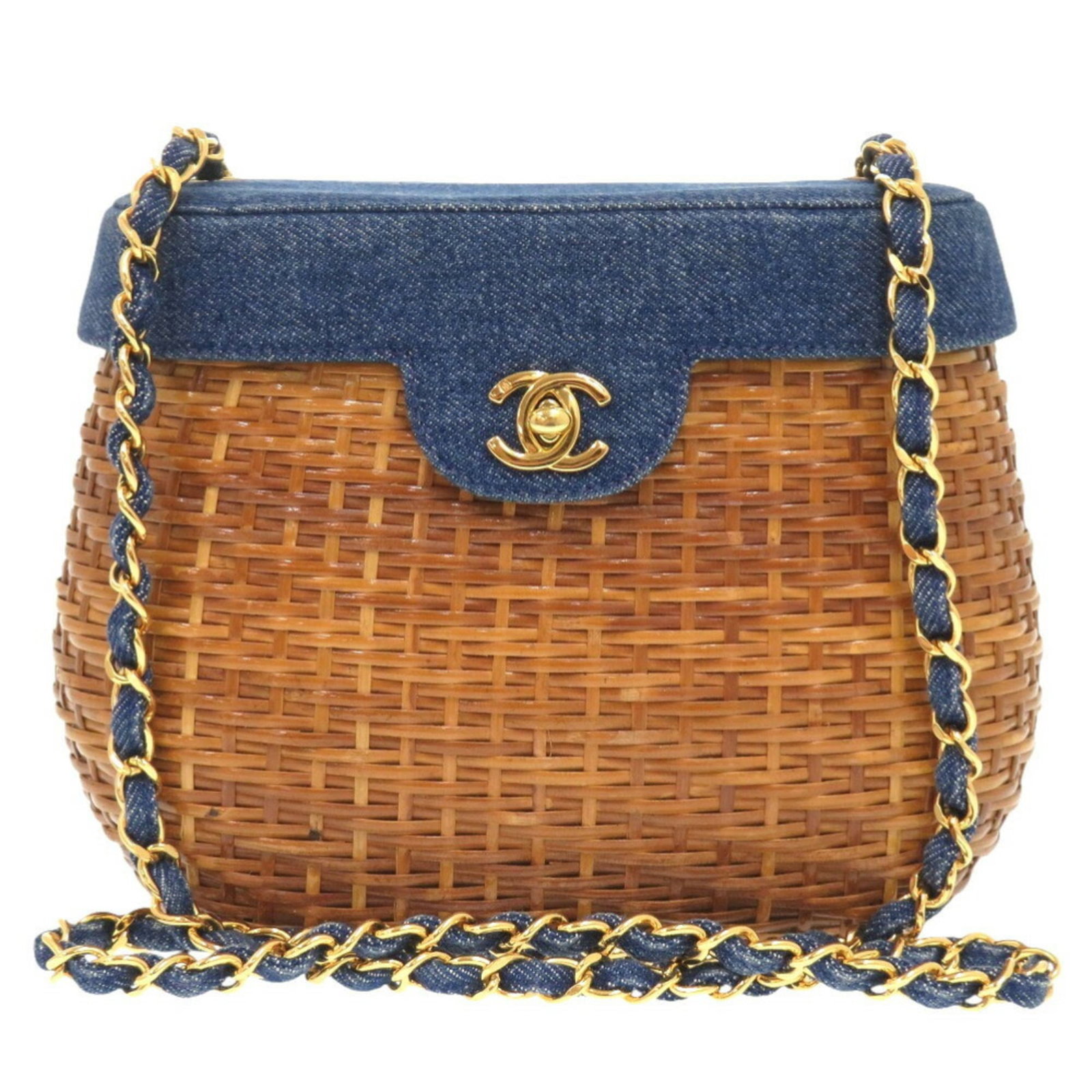 Straw Leather Chanel Bag Shoulder: Straw Leather Chanel Bag Shoulder Straw Leather Chanel Bag Shoulder - A stylish and elegant shoulder bag made from high-quality straw and leather, featuring a classic navy color that exudes sophistica
