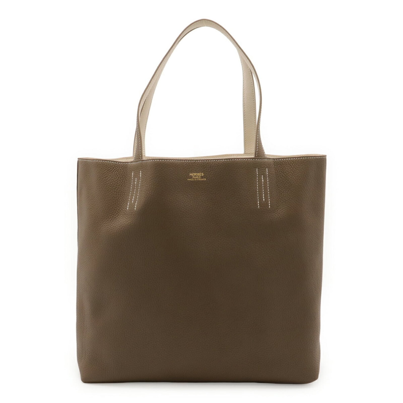 Clemence Tote Bag Leather Shoulder Bag Taurillon Hermes (1 of 7)