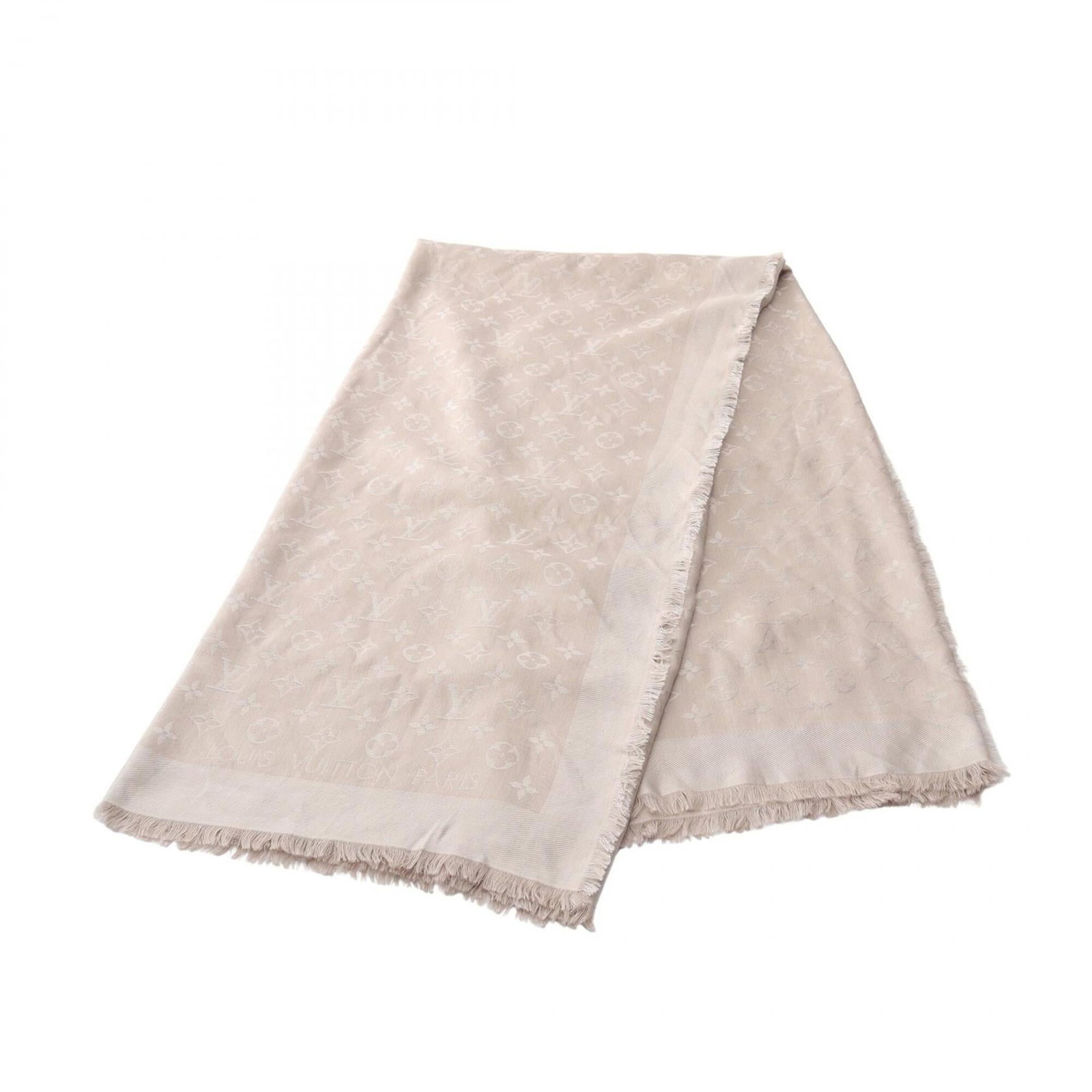 Stole Silk Wool Louis Vuitton: Stole Silk Wool Louis Vuitton Item Specifics: Brand: Louis Vuitton MPN: M71336 Type: Stole Gender: Women Color: Beige Material: Wool , Silk Size (LxW): 1.4m x 1.4m / 55.11'' x 55.11'' Product