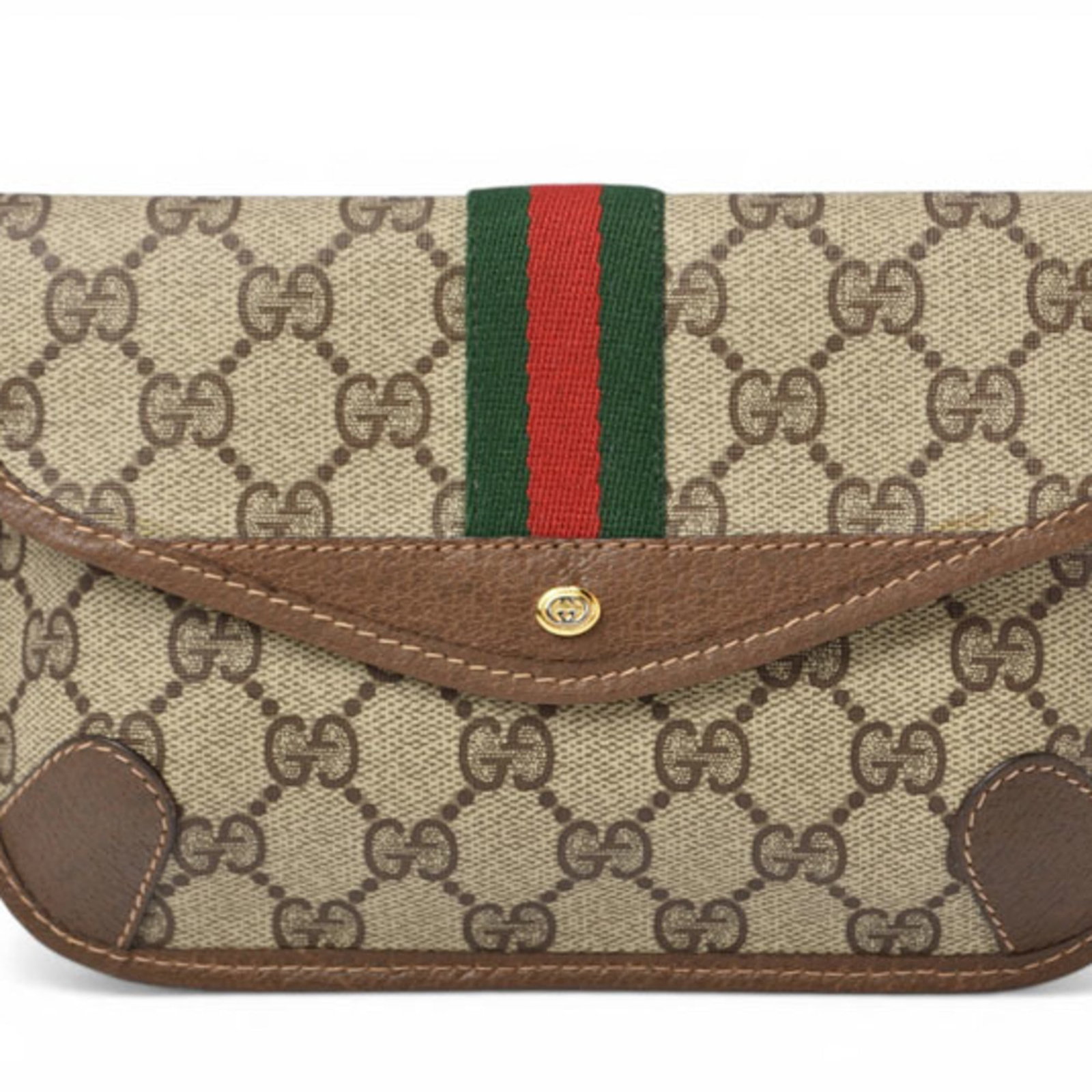 Gucci Pouch Plus Gg: Gucci Pouch Plus Gg The Gucci Pouch Plus GG in beige brown features the iconic GG Plus design, a signature element of the brand's signature style. Made from high-quality GG plus material, this pouch b