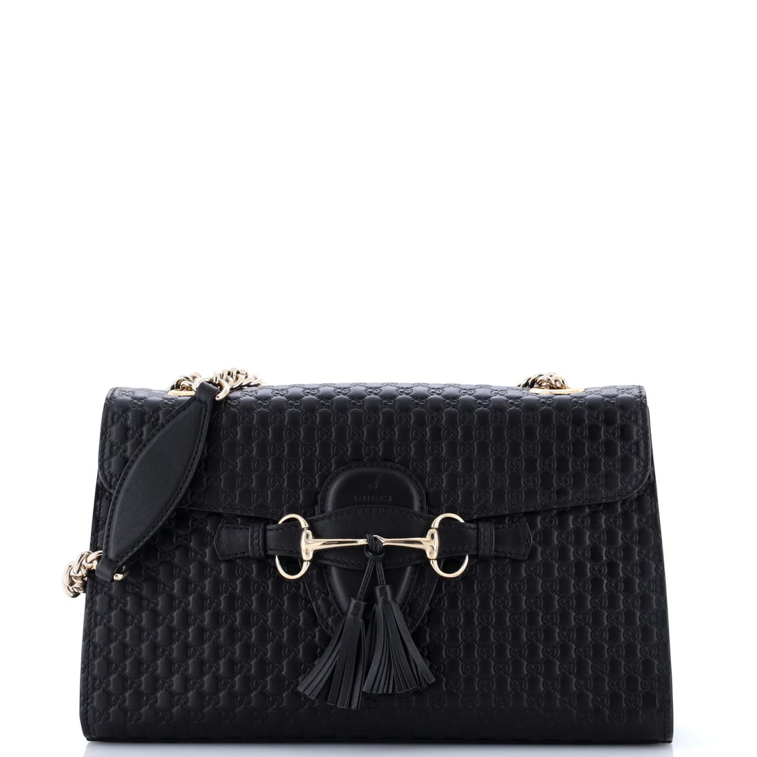 Microguccissima Medium Leather Flap Chain Gucci Emily Bag: Microguccissima Medium Leather Flap Chain Gucci Emily Bag The Microguccissima Medium Leather Flap Chain Gucci Emily Bag is a sleek and sophisticated shoulder bag featuring a striking chain flap and