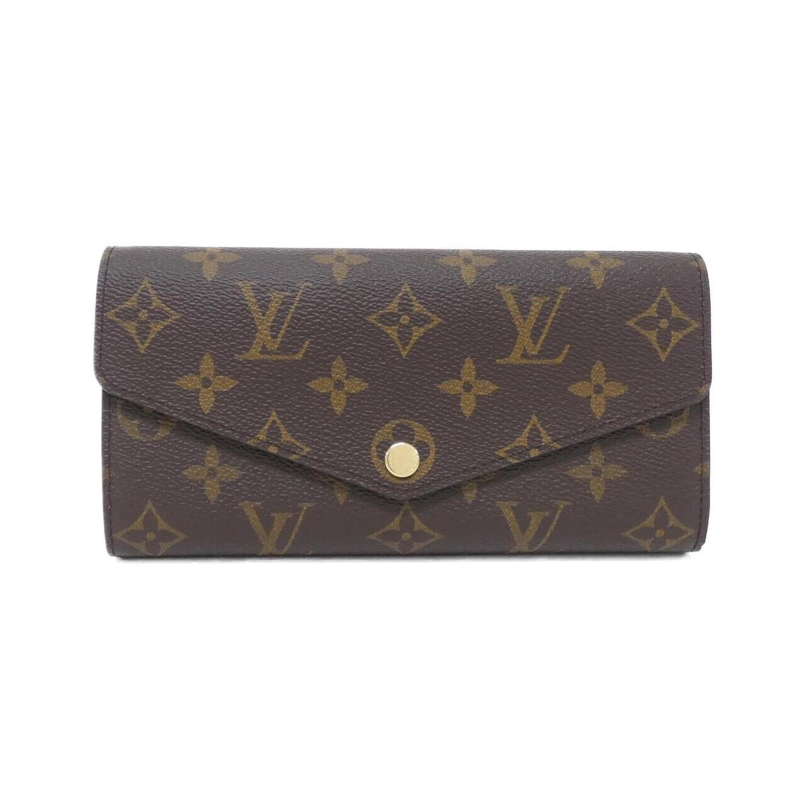Canvas Long Wallet Coated Louis Vuitton Bi Fold: Canvas Long Wallet Coated Louis Vuitton Bi Fold Canvas Long Wallet Coated Louis Vuitton Bi Fold features a classic bi-fold design made from coated canvas, with a brown color and dimensions of 10cm x 1