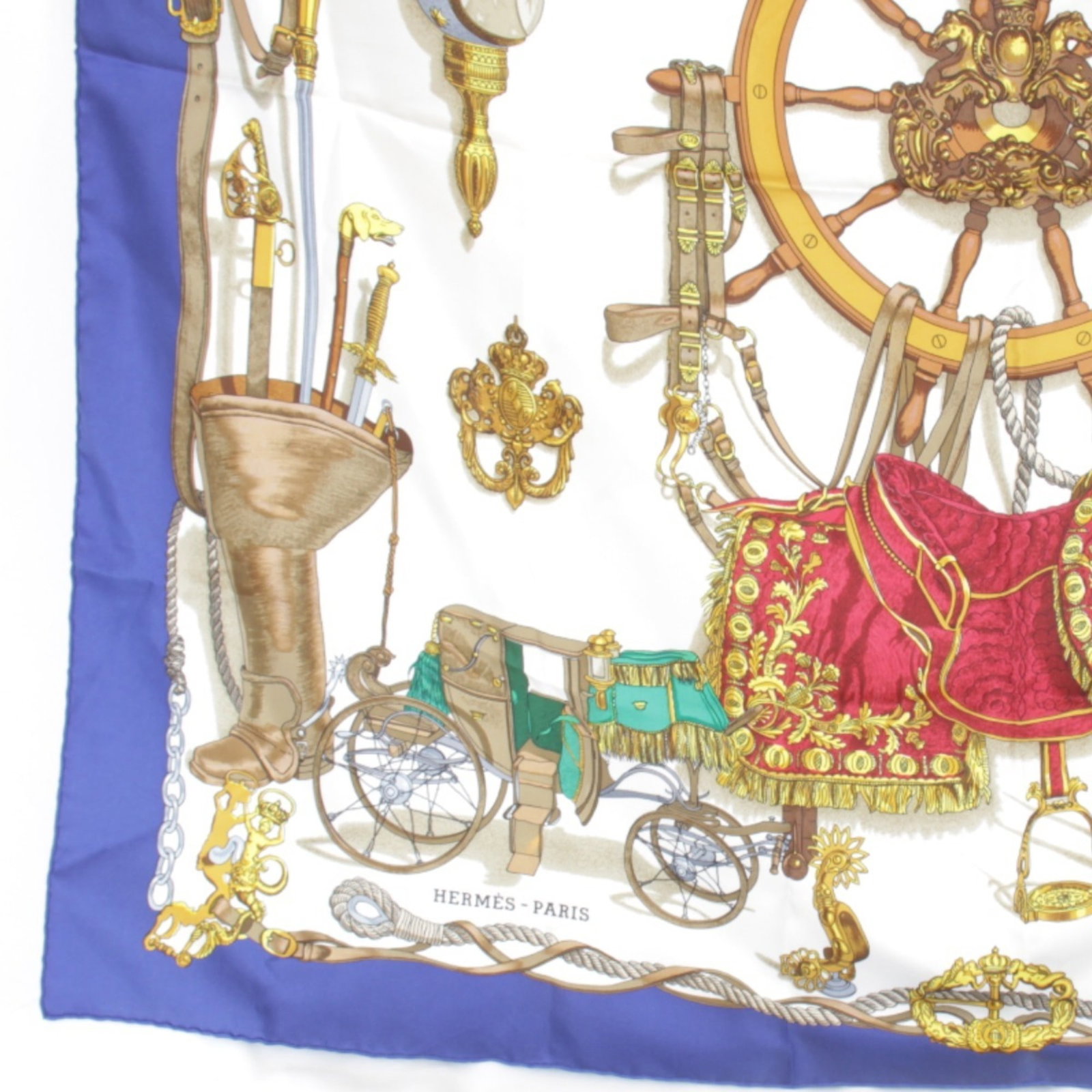 Silk Hermes Scarf - 4