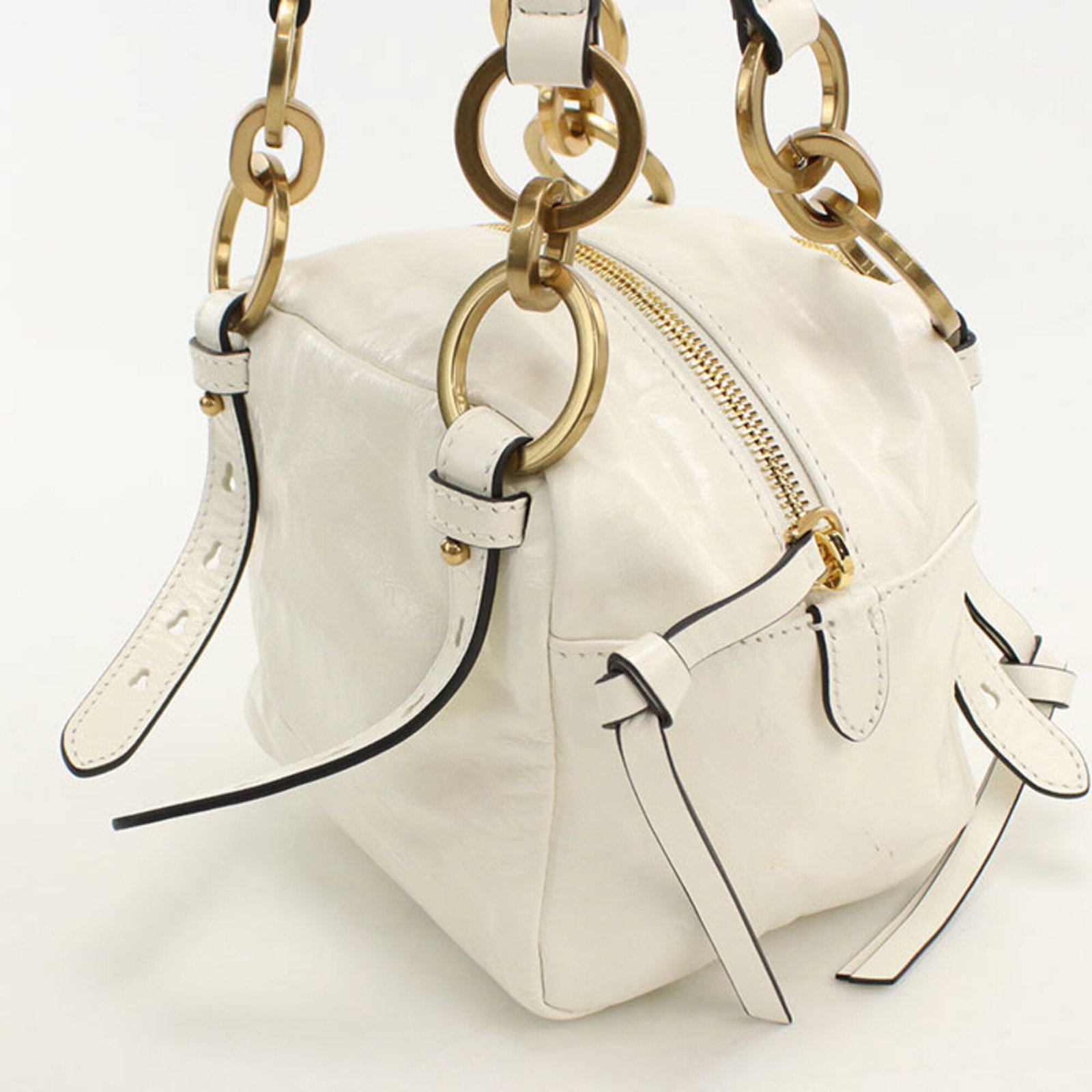Handbag Leather Prada - 6