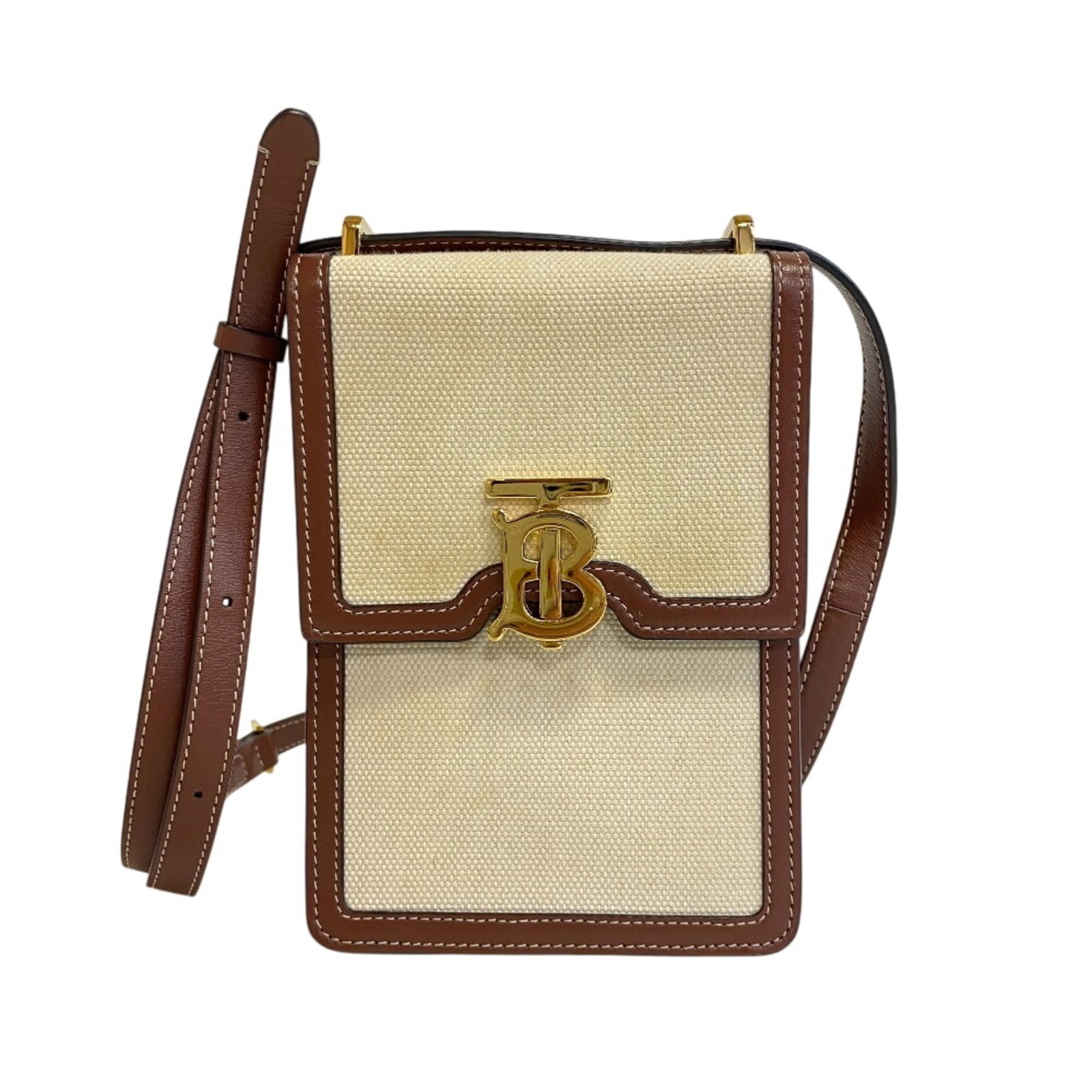Shoulder Bag Canvas Tory Burch: Shoulder Bag Canvas Tory Burch This canvas shoulder bag from Tory Burch features a classic design with a brown color. Made from high-quality canvas, it measures 18.5cm x 13cm x 3.2cm and is a stylish 