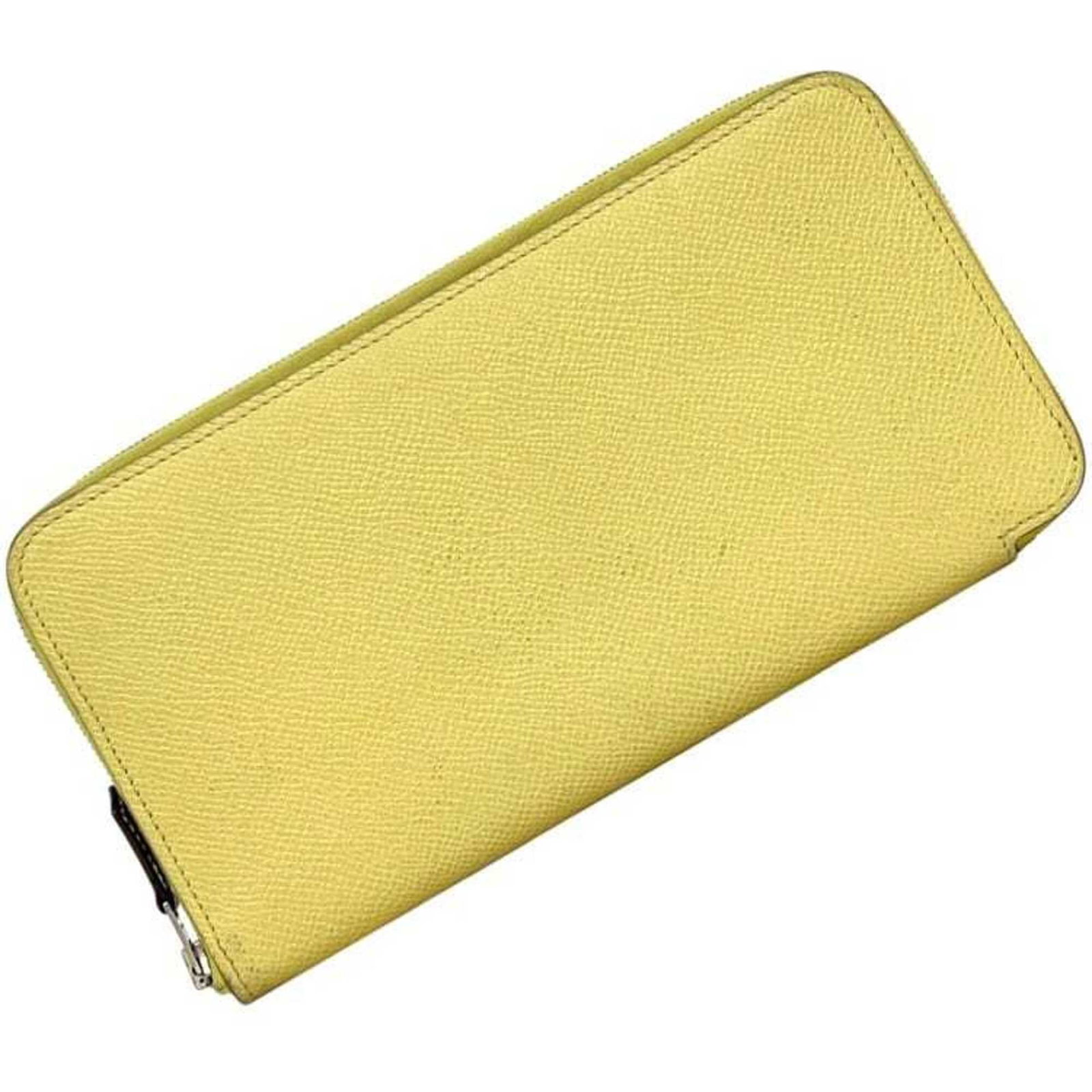 Leather wallet bi fold Hermes: Leather wallet bi fold Hermes Item Specifics: Brand: Hermes Type: Long wallet (bi-fold) Gender: Men,Women Material: Leather Color: Lemon yellow, Yellow Size (HxWxD): 10.5cm x 20cm x 1.6cm / 4.13'' x