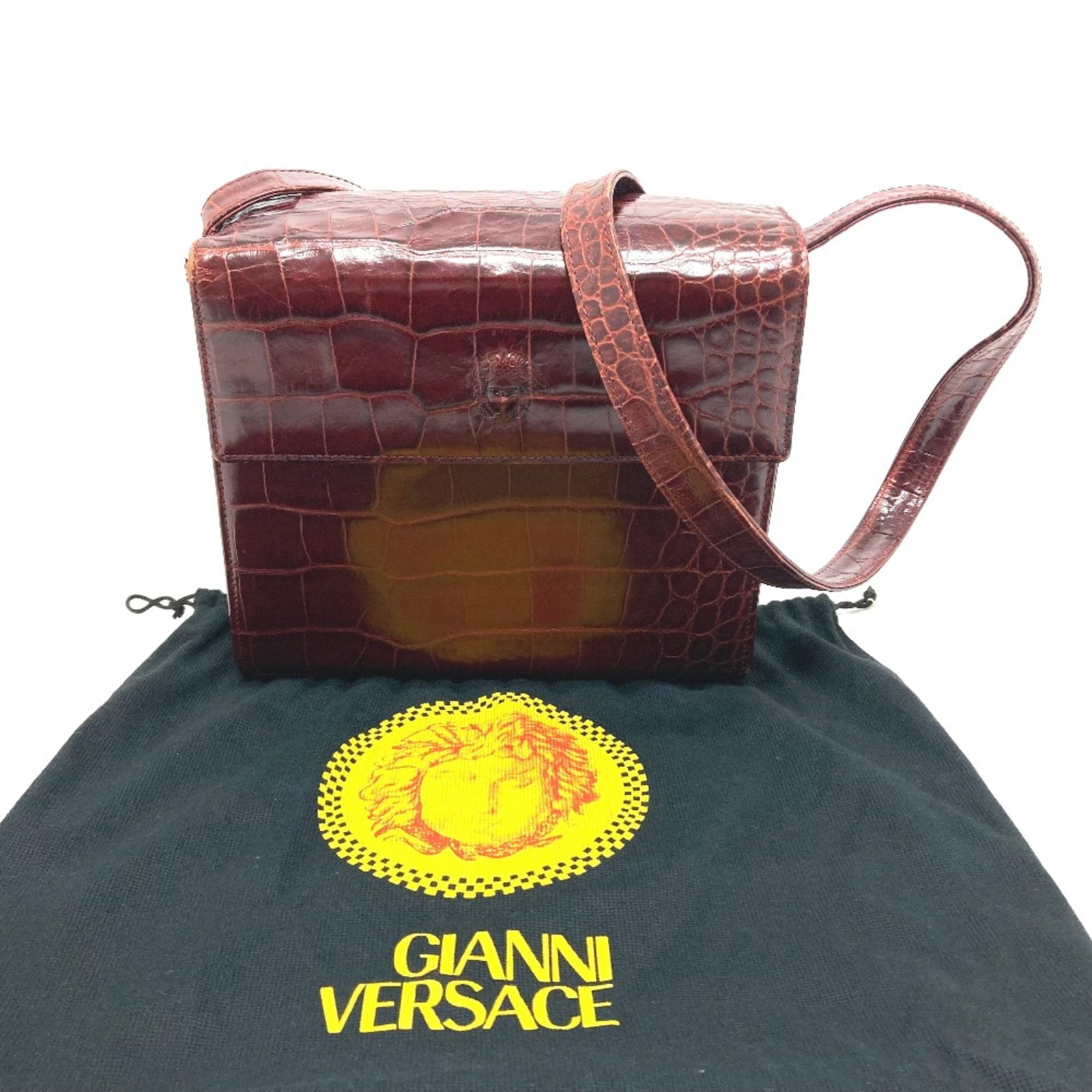 Shoulder Bag Leather Versace - 10