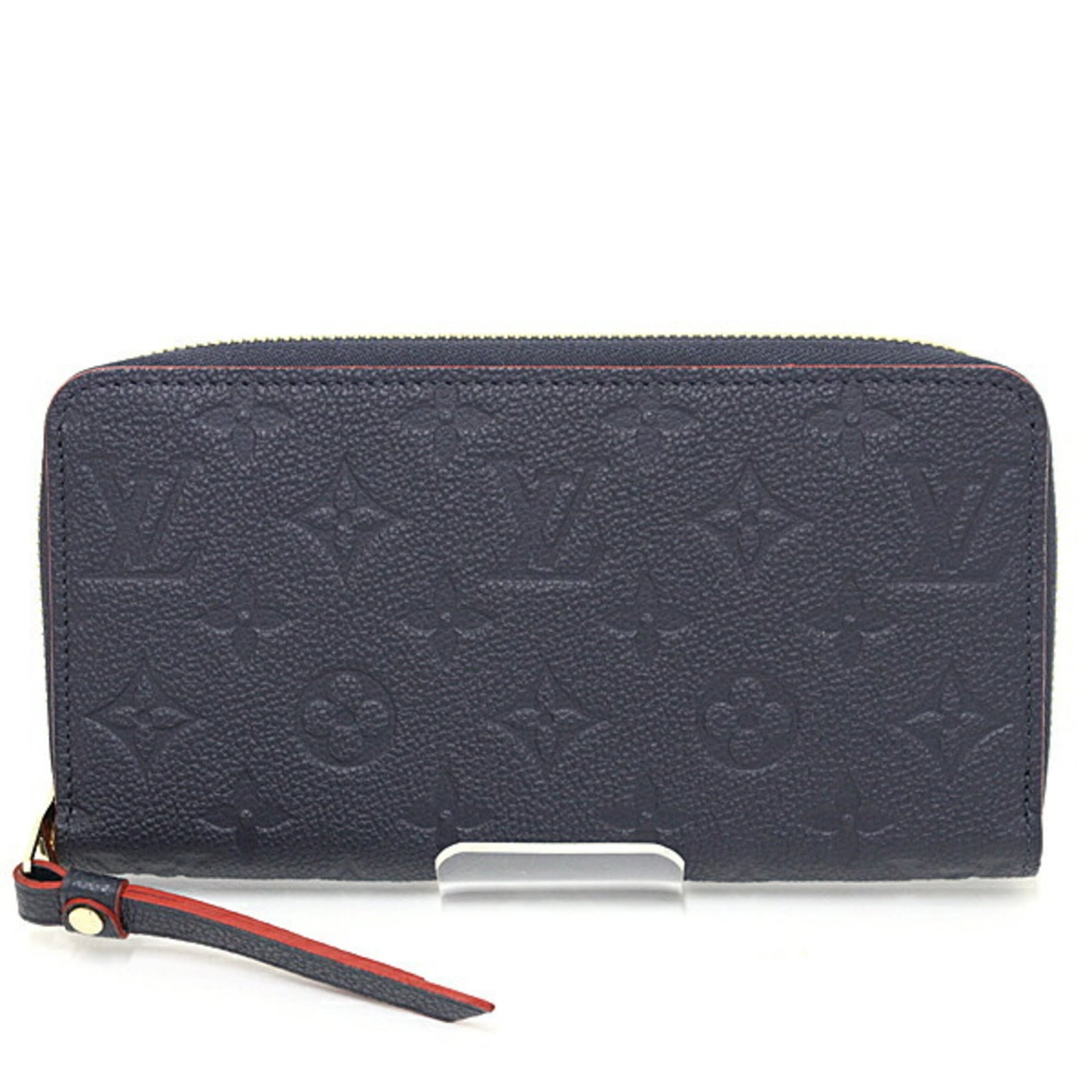 Bi Fold Monogram Empreinte Wallet Louis Vuitton: Bi Fold Monogram Empreinte Wallet Louis Vuitton Monogram Empreinte wallet from Louis Vuitton, featuring the iconic bi-fold design and marine rouge color. This long wallet is made from high-quality mat