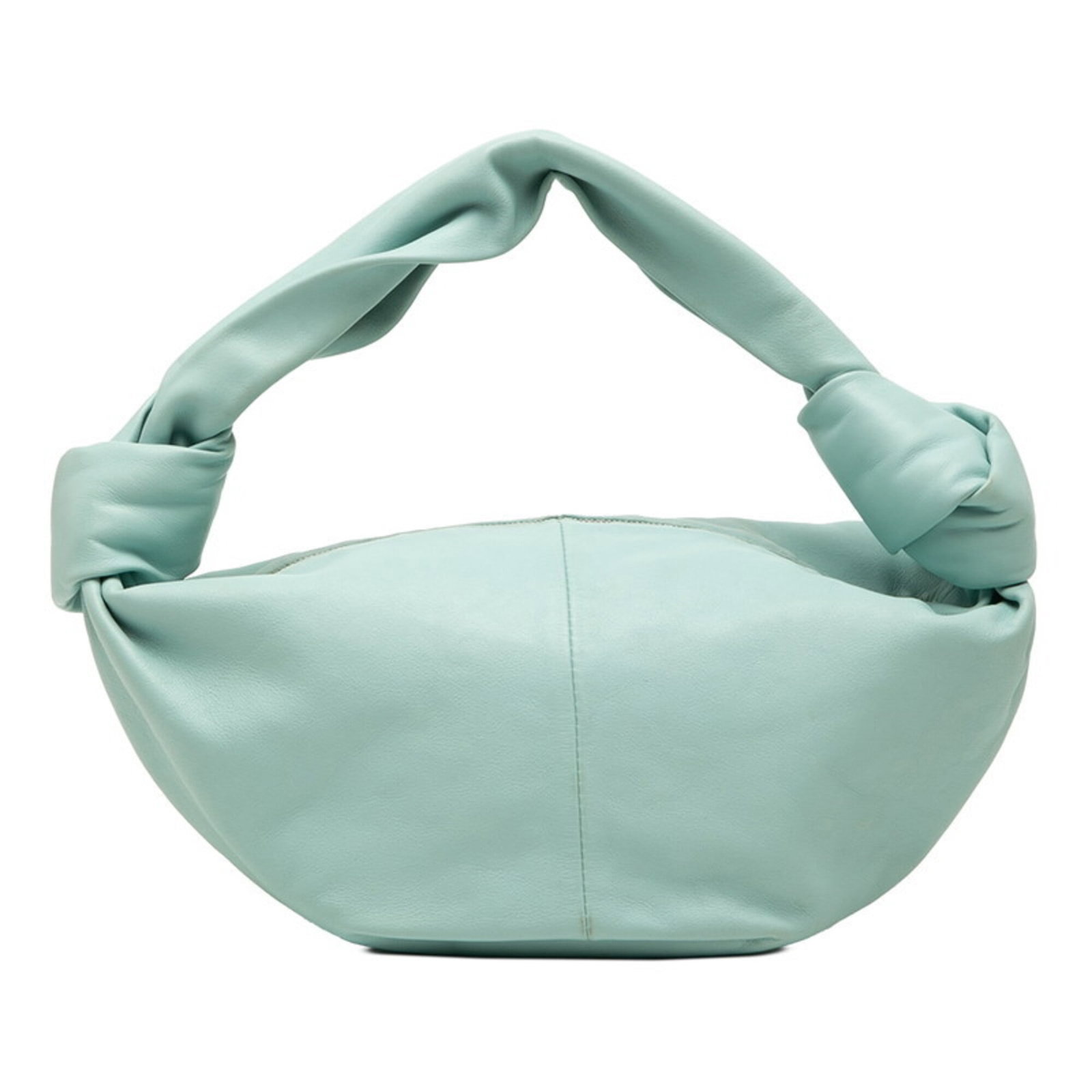 Veneta Leather Handbag: Veneta Leather Handbag Blue Leather Handbag with Zipper Closure. This Bottega Veneta handbag features a striking blue leather exterior, a zipper closure, and a compact size perfect for everyday carry.