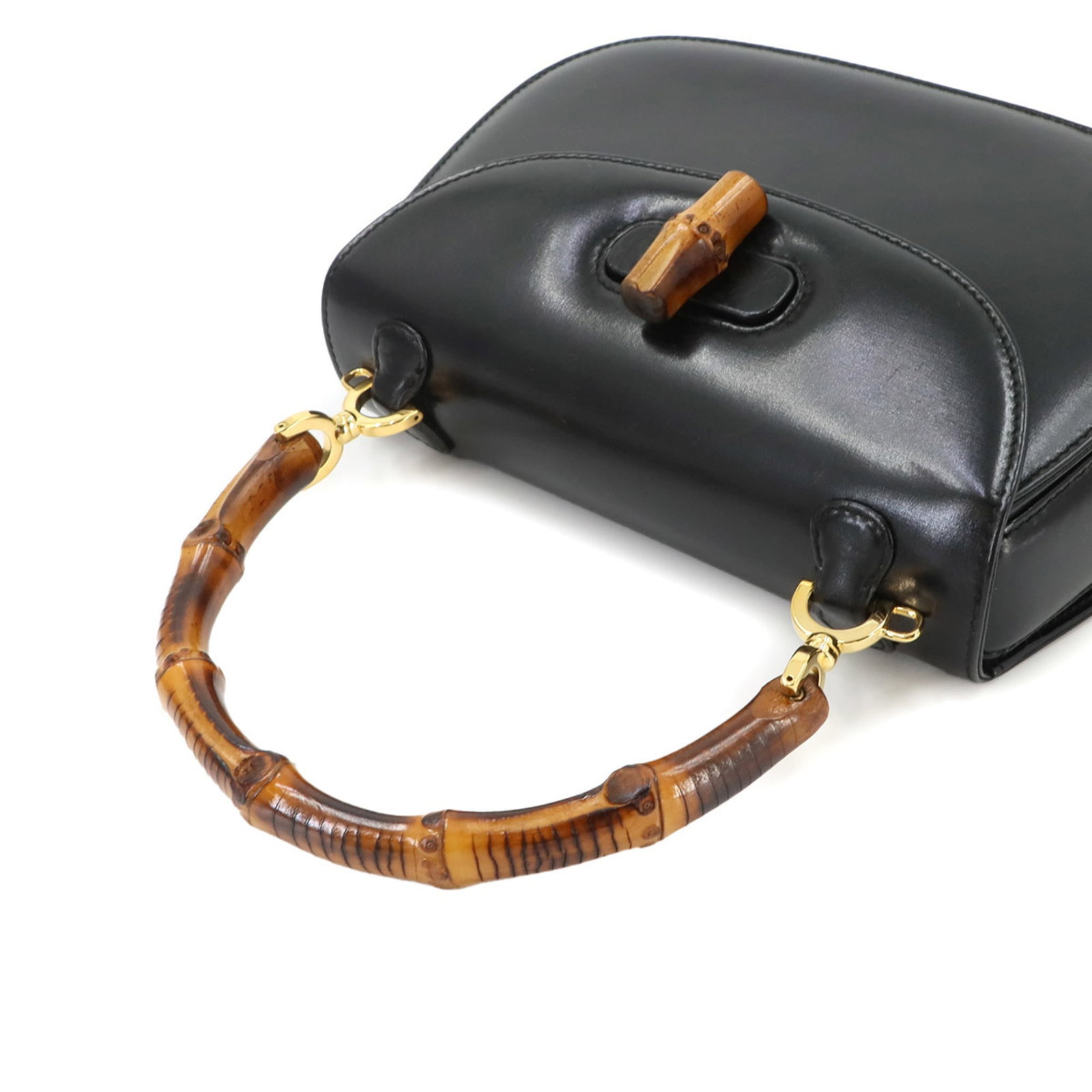 Handbag Leather Gucci - 5