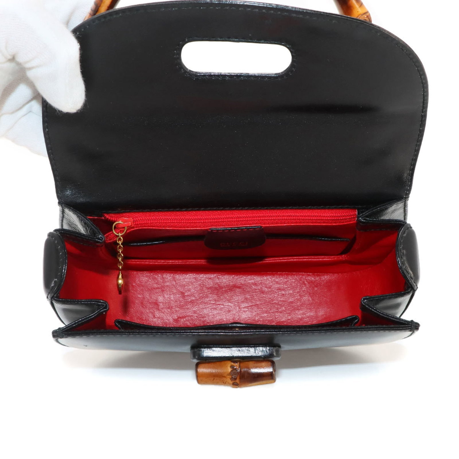 Handbag Leather Gucci - 6
