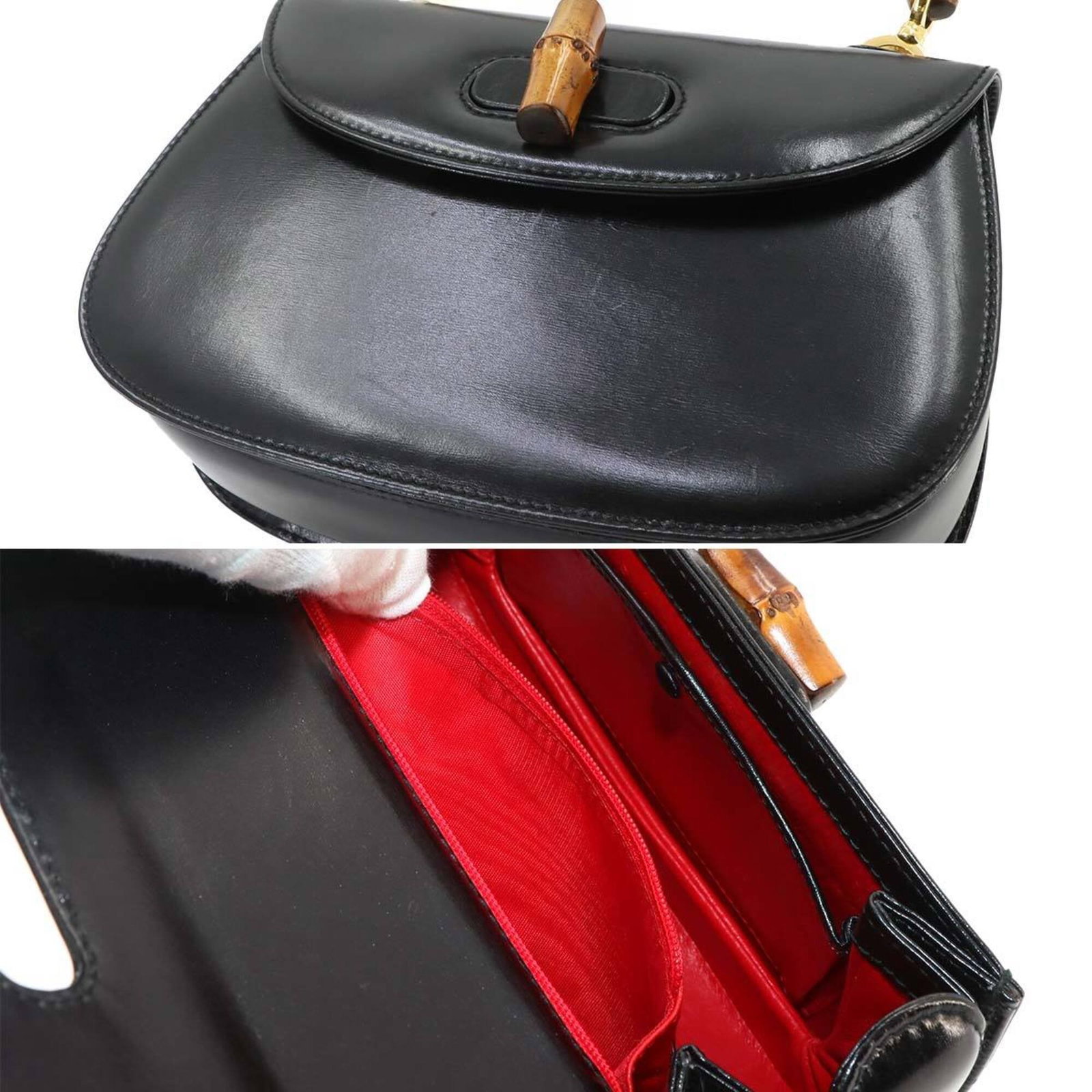 Handbag Leather Gucci - 8