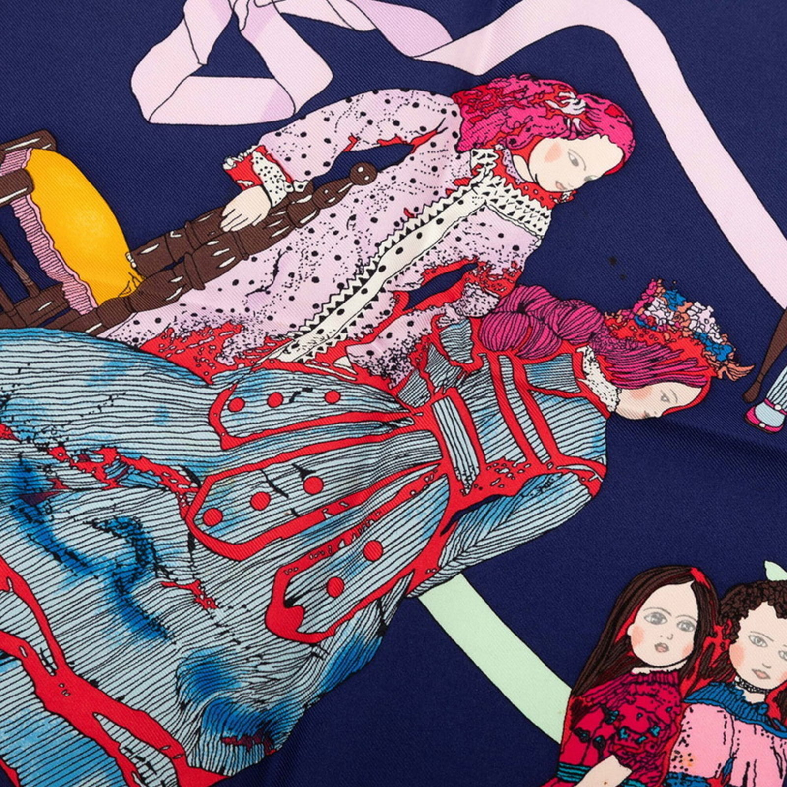 Silk Hermes Scarf - 4