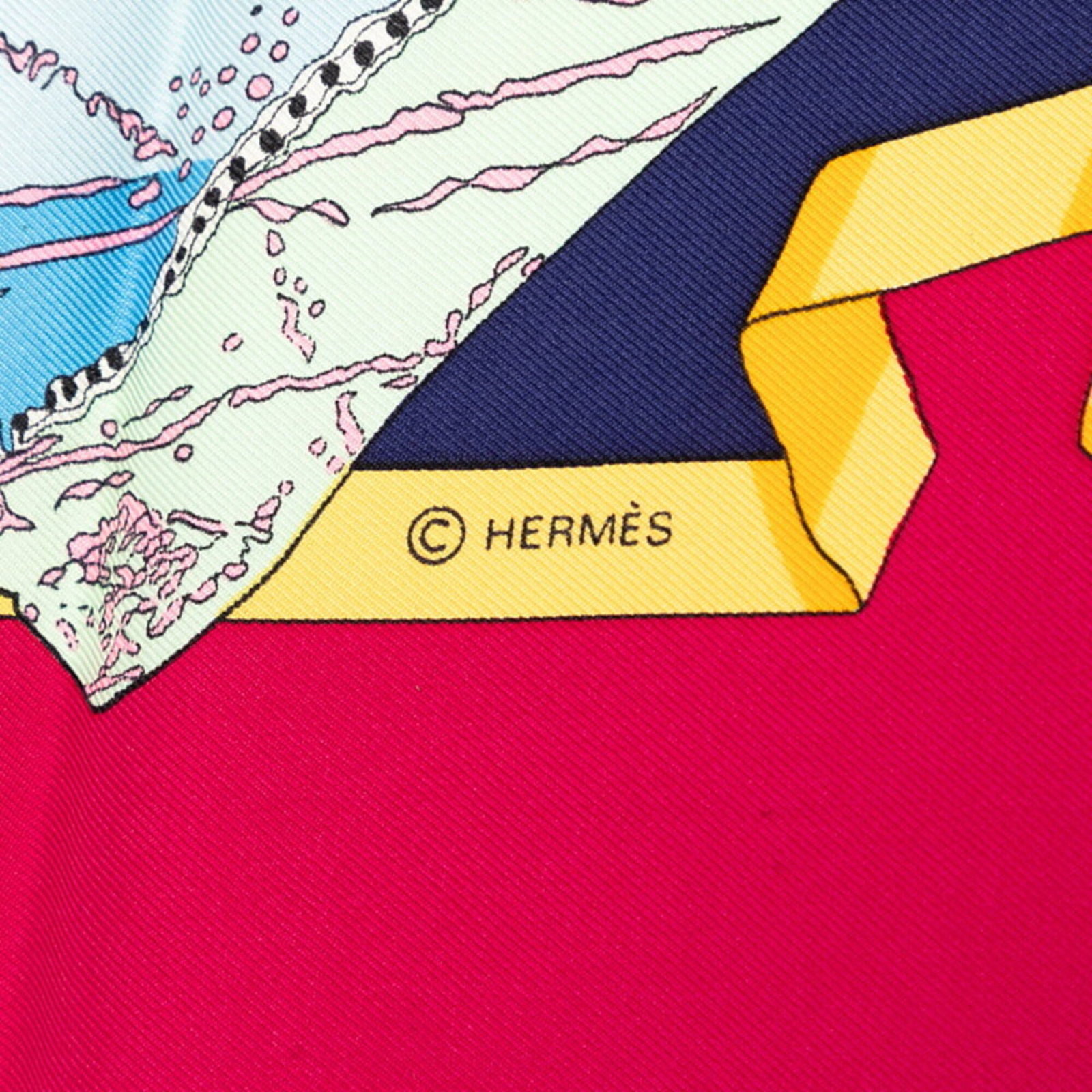Silk Hermes Scarf - 7