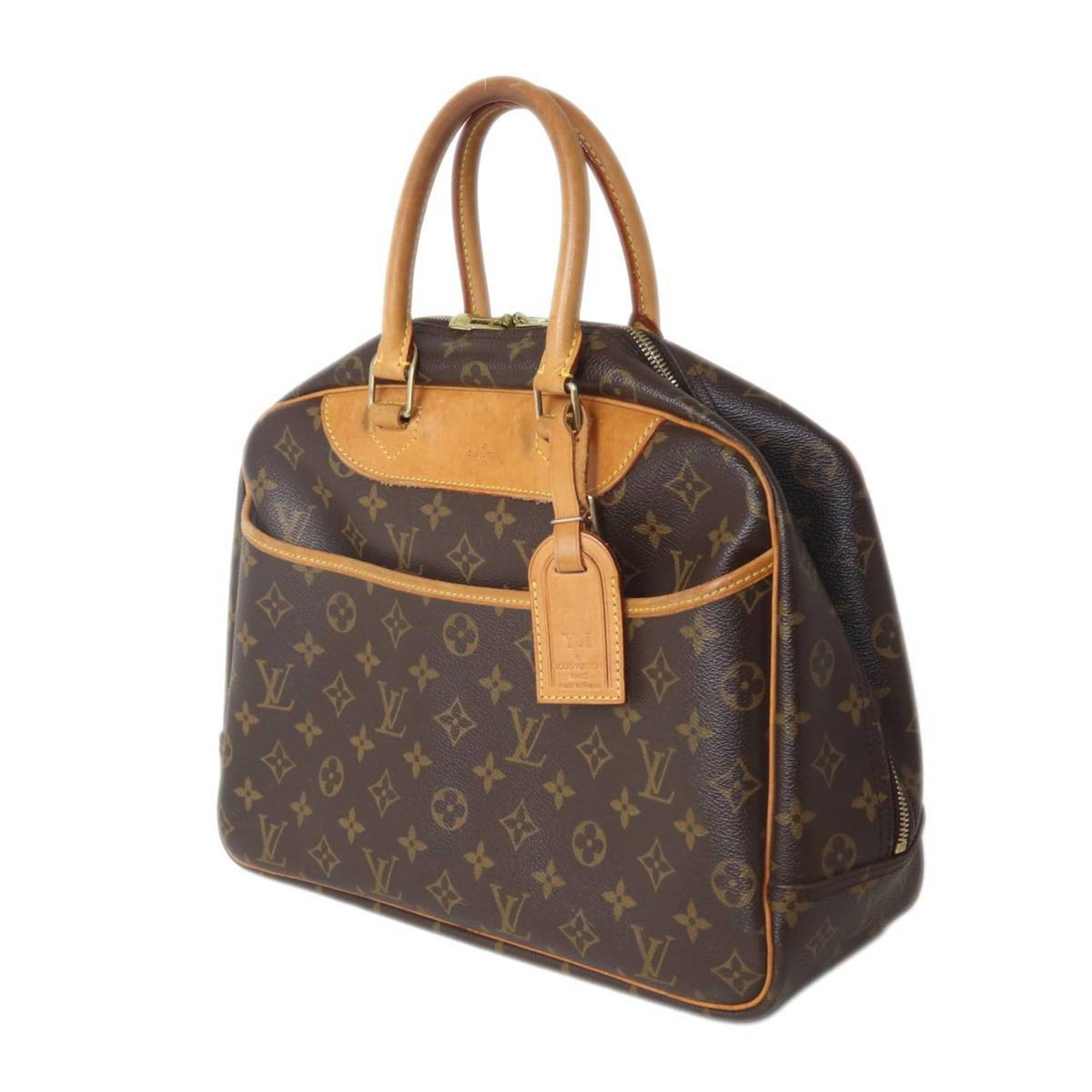 Louis Vuitton Monogram Handbag: Louis Vuitton Monogram Handbag The Louis Vuitton Monogram Handbag is a timeless design featuring the iconic monogram pattern, crafted from high-quality materials. Measuring 26cm x 33cm x 14cm, this st