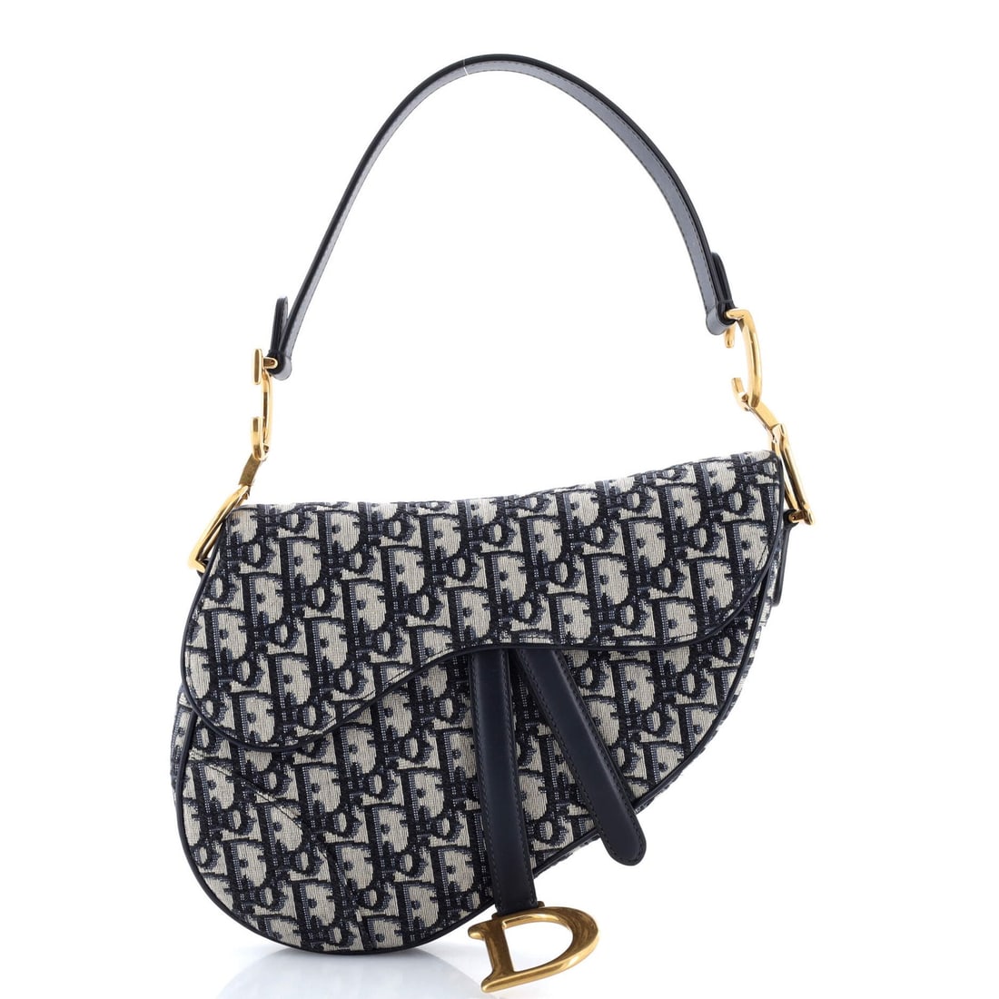 Canvas Oblique Medium Saddle Handbag Dior Christian: Canvas Oblique Medium Saddle Handbag Dior Christian Canvas Oblique Medium Saddle Handbag Dior Christian - A stylish and versatile shoulder bag with a classic oblique design, featuring a blue canvas