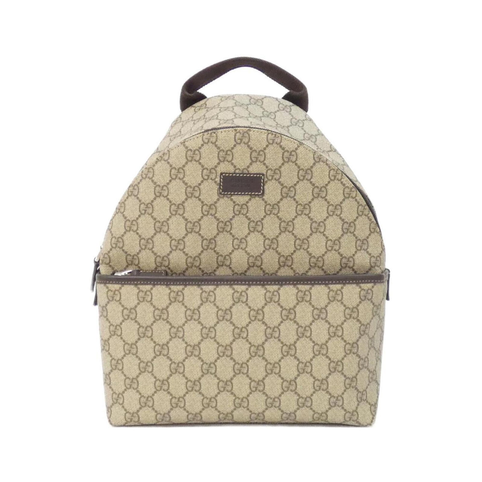 Canvas Gucci Gg Supreme Backpack: Canvas Gucci Gg Supreme Backpack Canvas Gucci Gg Supreme Backpack is a stylish and versatile backpack made from high-quality GG Supreme canvas. Its classic beige and dark brown color combination adds