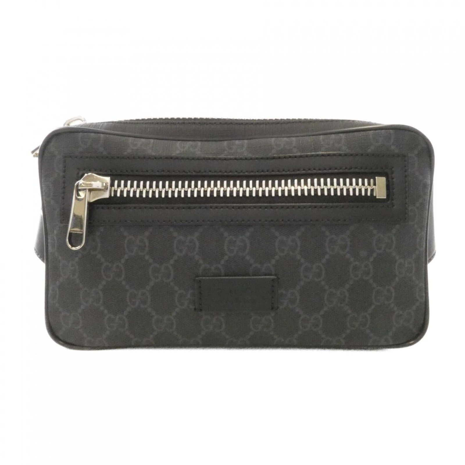 Gucci Supreme Canvas Gg Fanny Pack: Gucci Supreme Canvas Gg Fanny Pack Gucci Supreme Canvas Gg Fanny Pack is made from GG Supreme canvas and features a black and gray color. The bag measures 13cm x 24cm x 6cm and has a sleek design. It