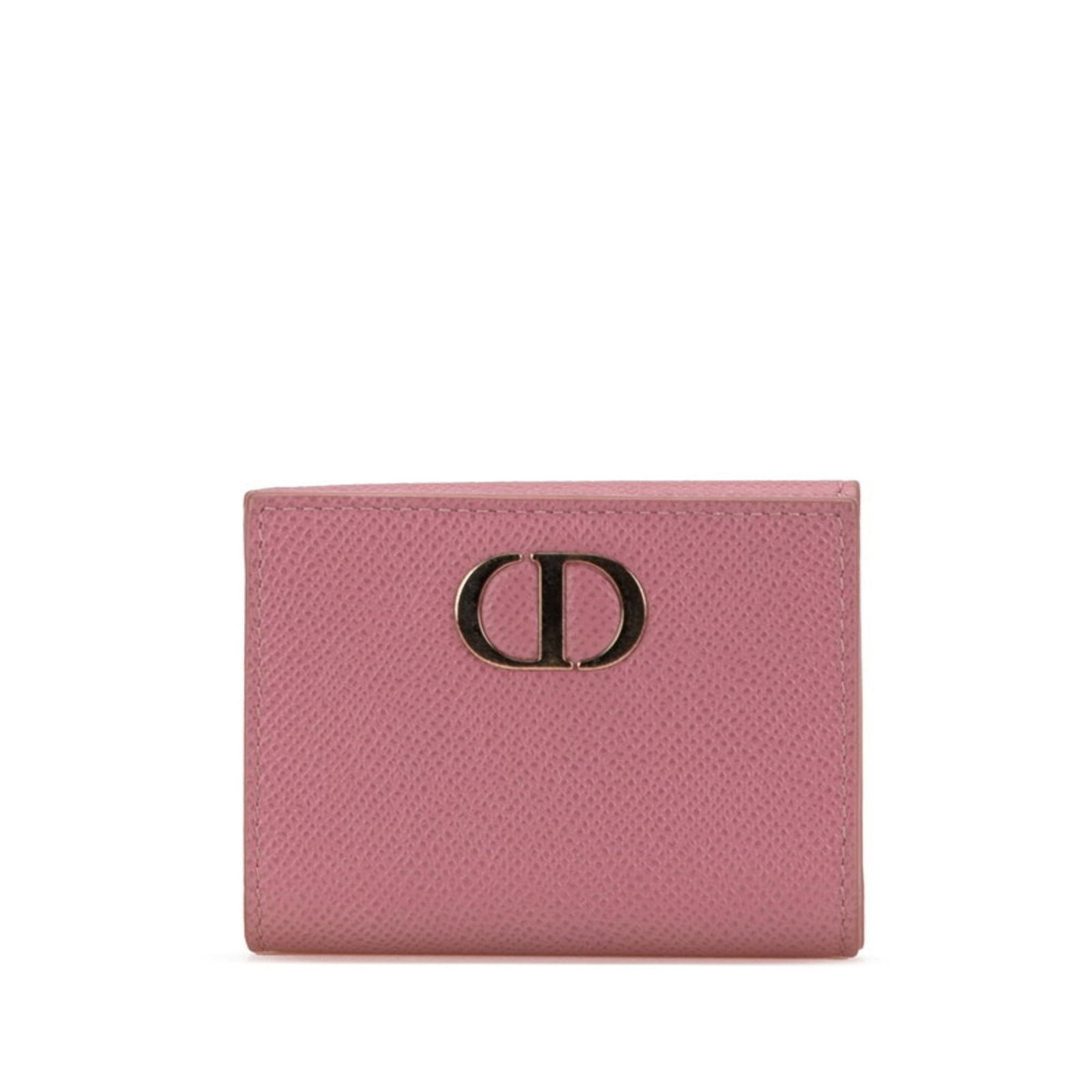 Dior Christian Wallet Leather Bi: Dior Christian Wallet Leather Bi The Dior Christian Wallet Leather Bi is a sleek, pink leather bi-fold wallet with a classic design. Measuring 7cm x 9.5cm x 3cm, it features a simple and elegant