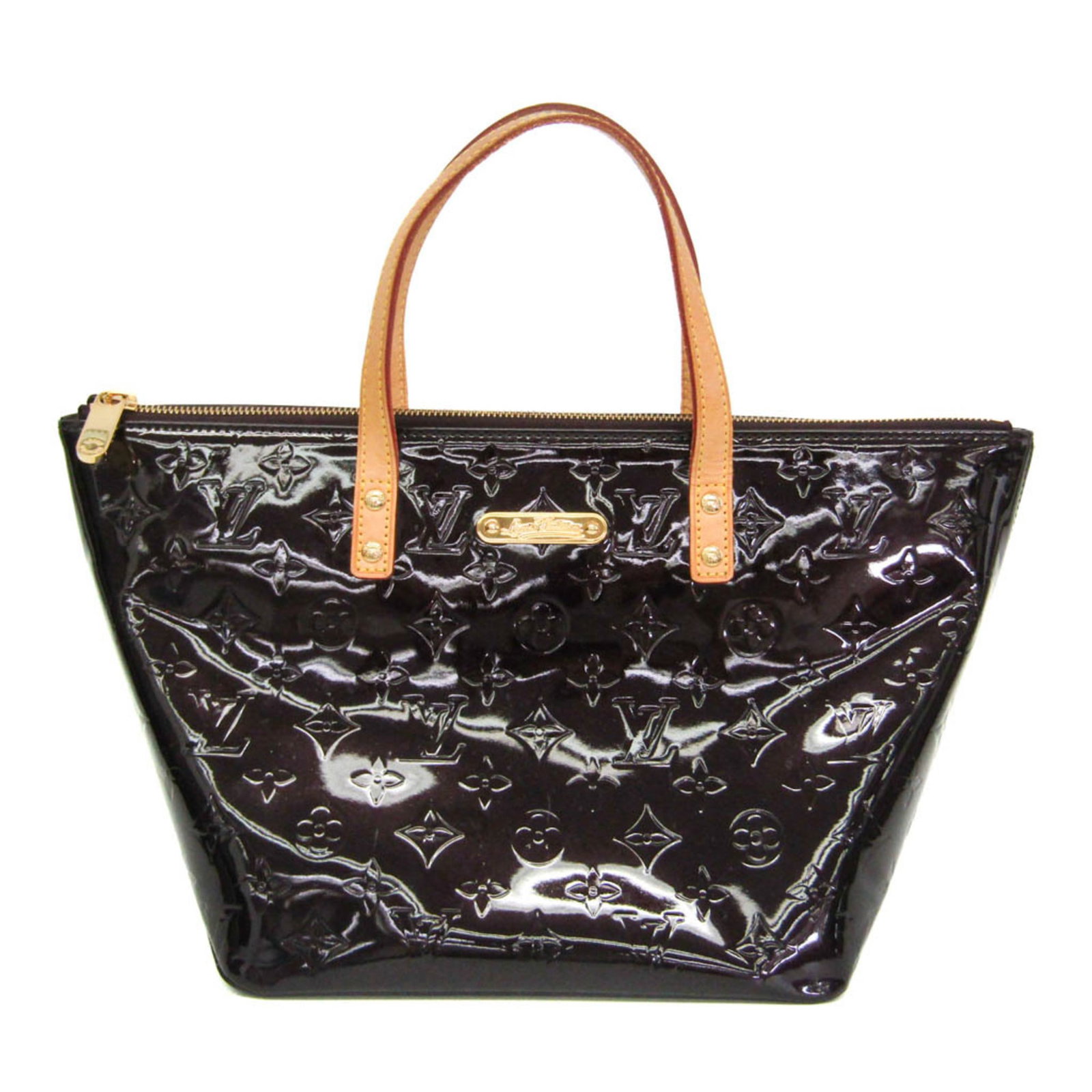 Vuitton Handbag Monogram Vernis Louis: Vuitton Handbag Monogram Vernis Louis Monogram Vernis Louis Vuitton Handbag. This iconic handbag features the signature Monogram Vernis design, with a rich Amarante color and champagne gold hardware.