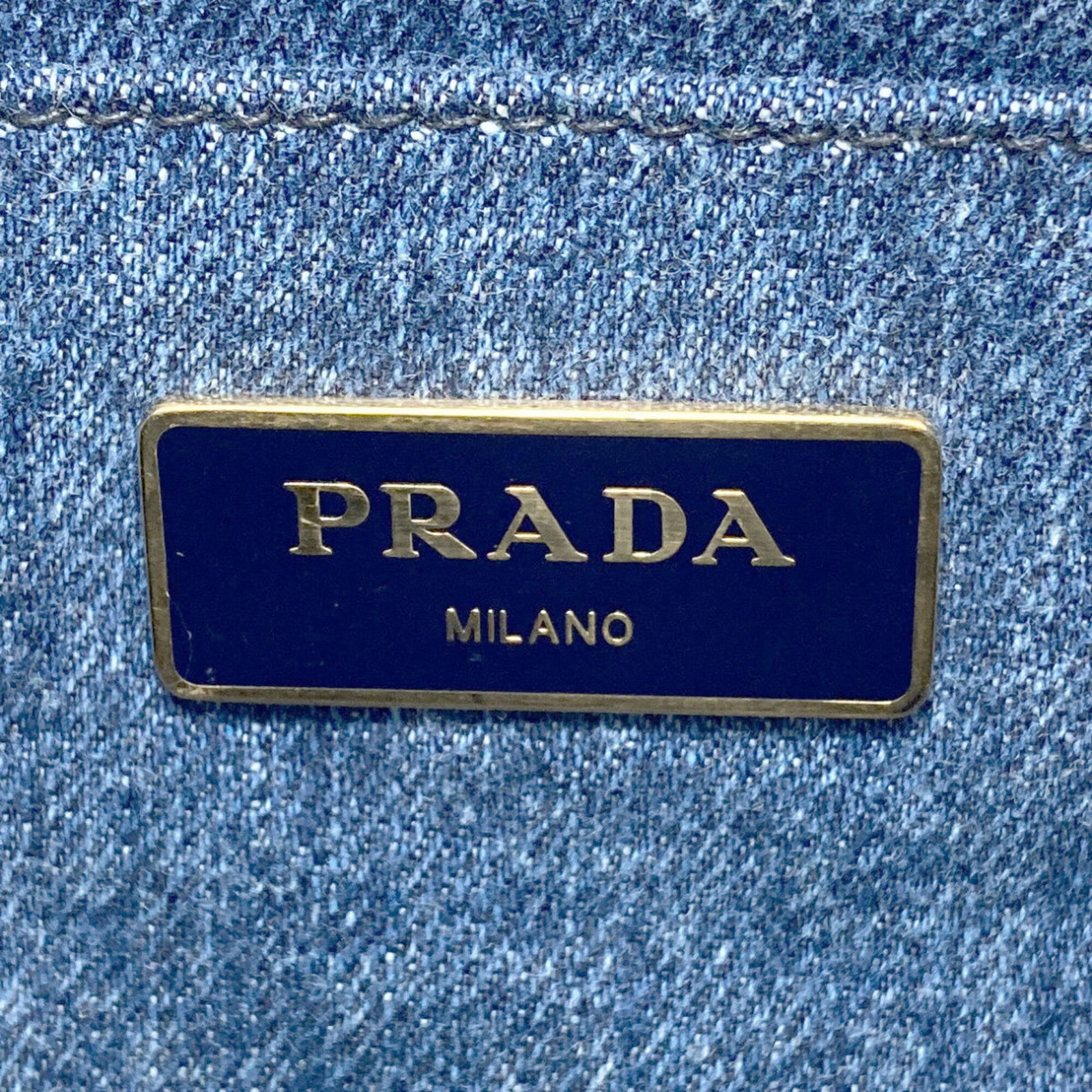 Handbag Denim Prada - 6